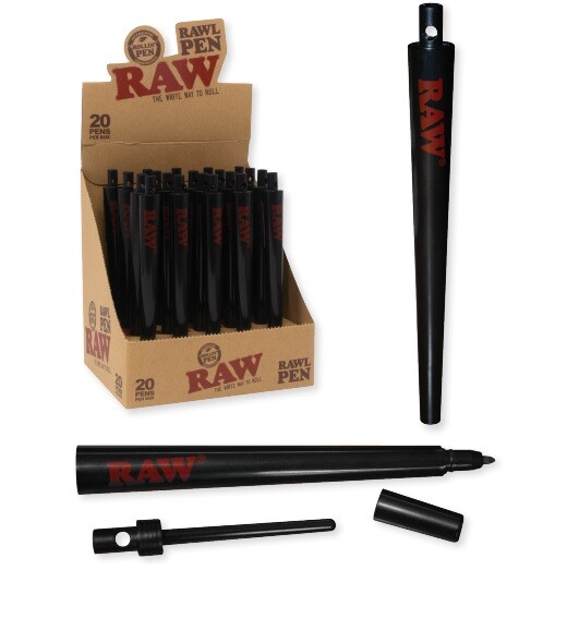 New! RAW Rolling Papers PEN Cone Roller “The Write way to Roll a Cone” RAWL PEN