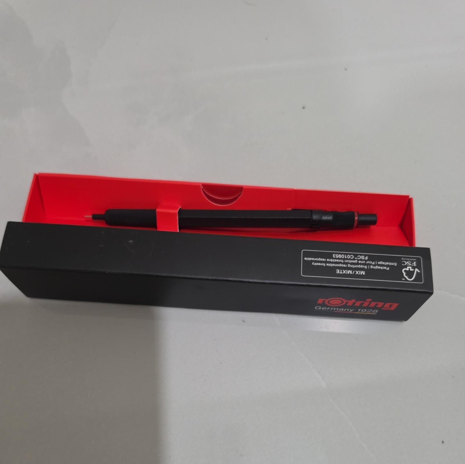 Rotring 600 Mechanical Pencil, 0.5 mm, Black – Perfect for Writing, Drafting