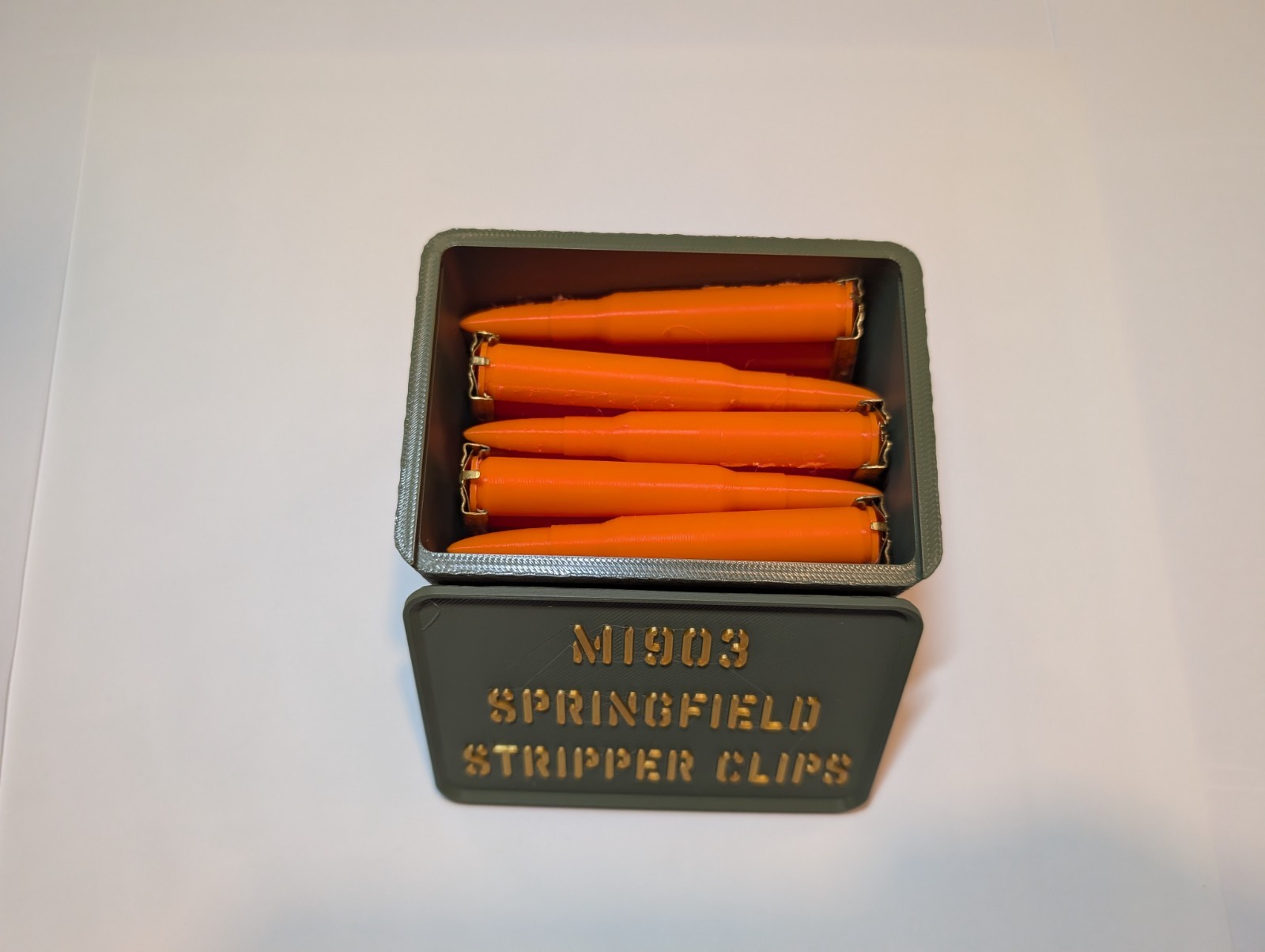 M1903 Springfield Stripper Clip Storage Box (Box Only)