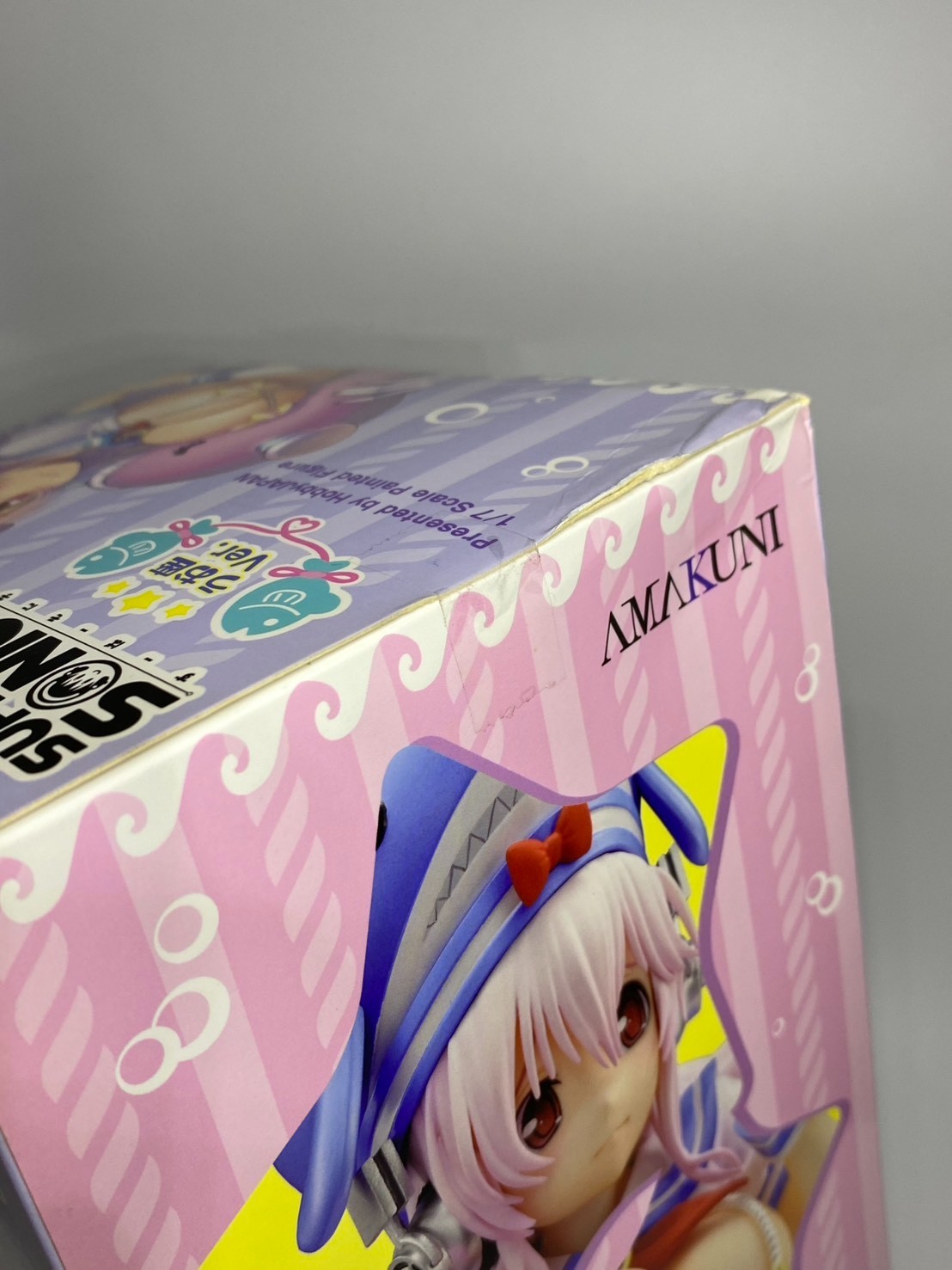 Super Sonico Pisces Ver. 1/7 Figure AMAKUNI Hobby Japan [Unopened] *Box Damaged*