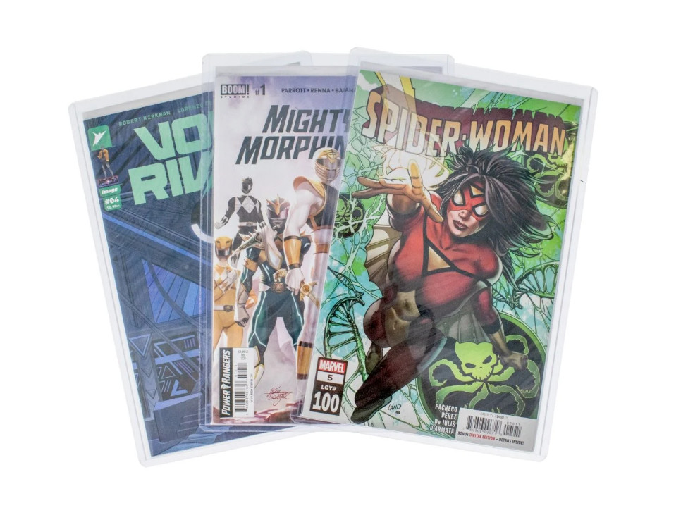 BCW (New) 10 Pack – Comic Book Top Loader – Current/Modern Rigid PVC Holder