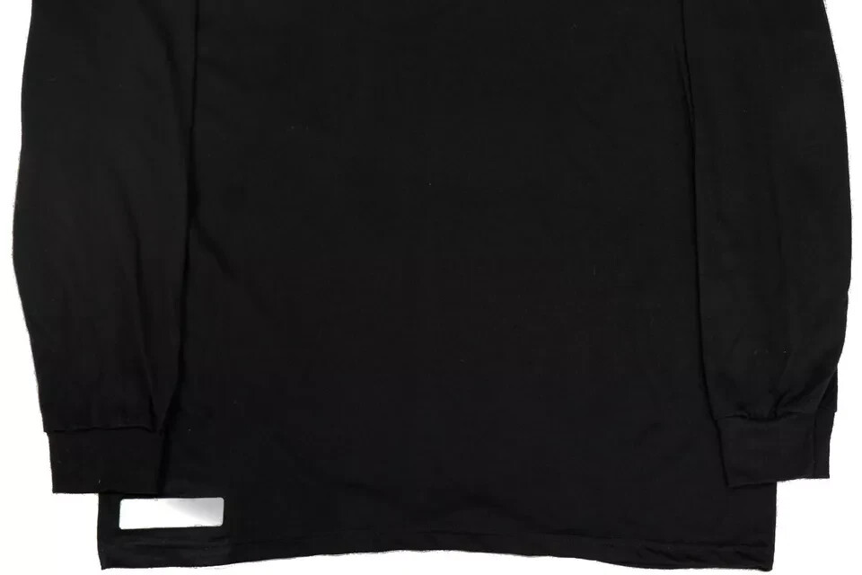 MEDIUM – Men’s APFU Long Sleeve Shirt Army Black and Gold PT Fitness Shirt EXC