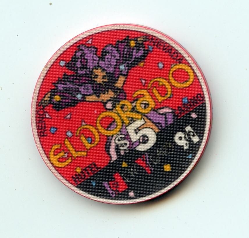 5.00 Chip from the Eldorado Casino Reno Nevada Dancer