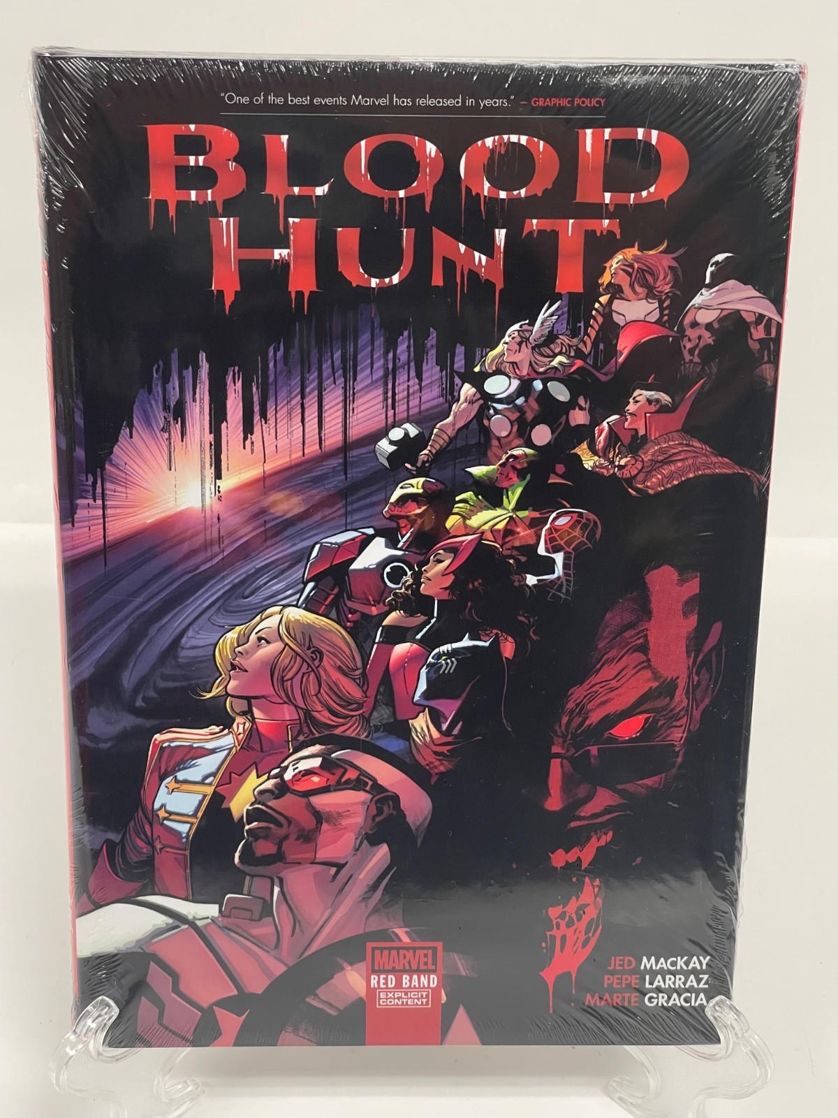 Blood Hunt Red band Avengers Mature Collects #1-5 New Marvel Comics HC Hardcover