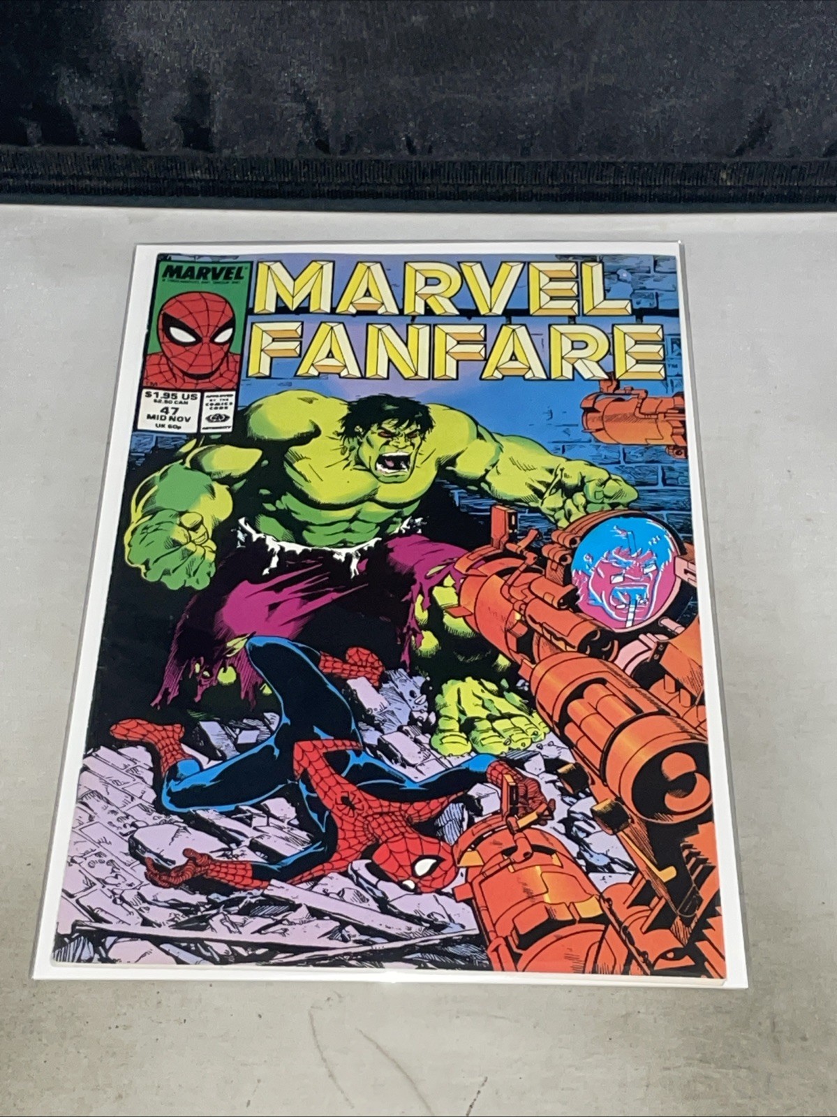 MARVEL FANFARE # 47 * SPIDER-MAN * HULK * MICHAEL GOLDEN art * MARVEL COMICS