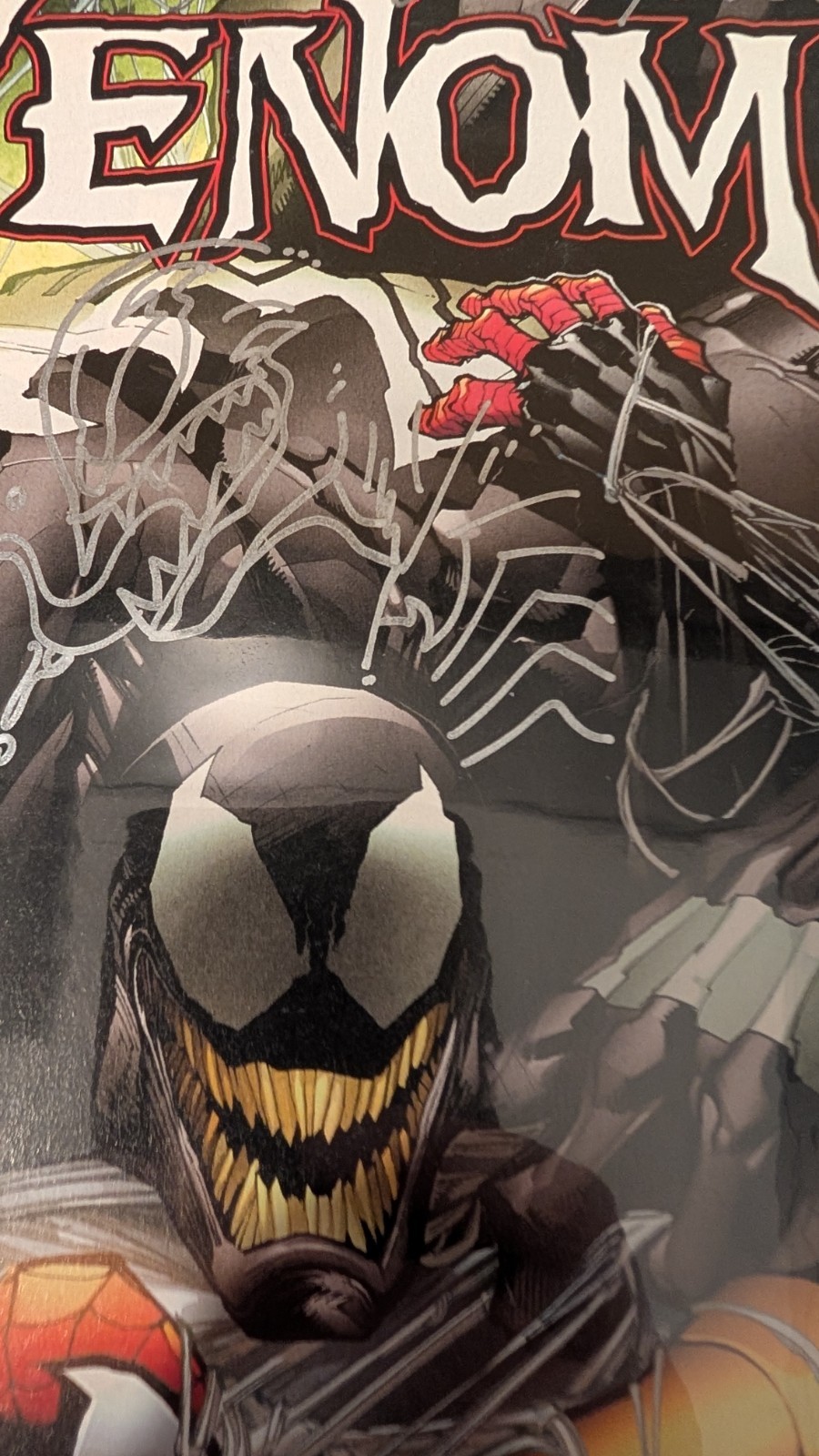 Marvel Venom #150 Signed W/ Sketch Sam De la Rosa Bagged And Boarded & COA