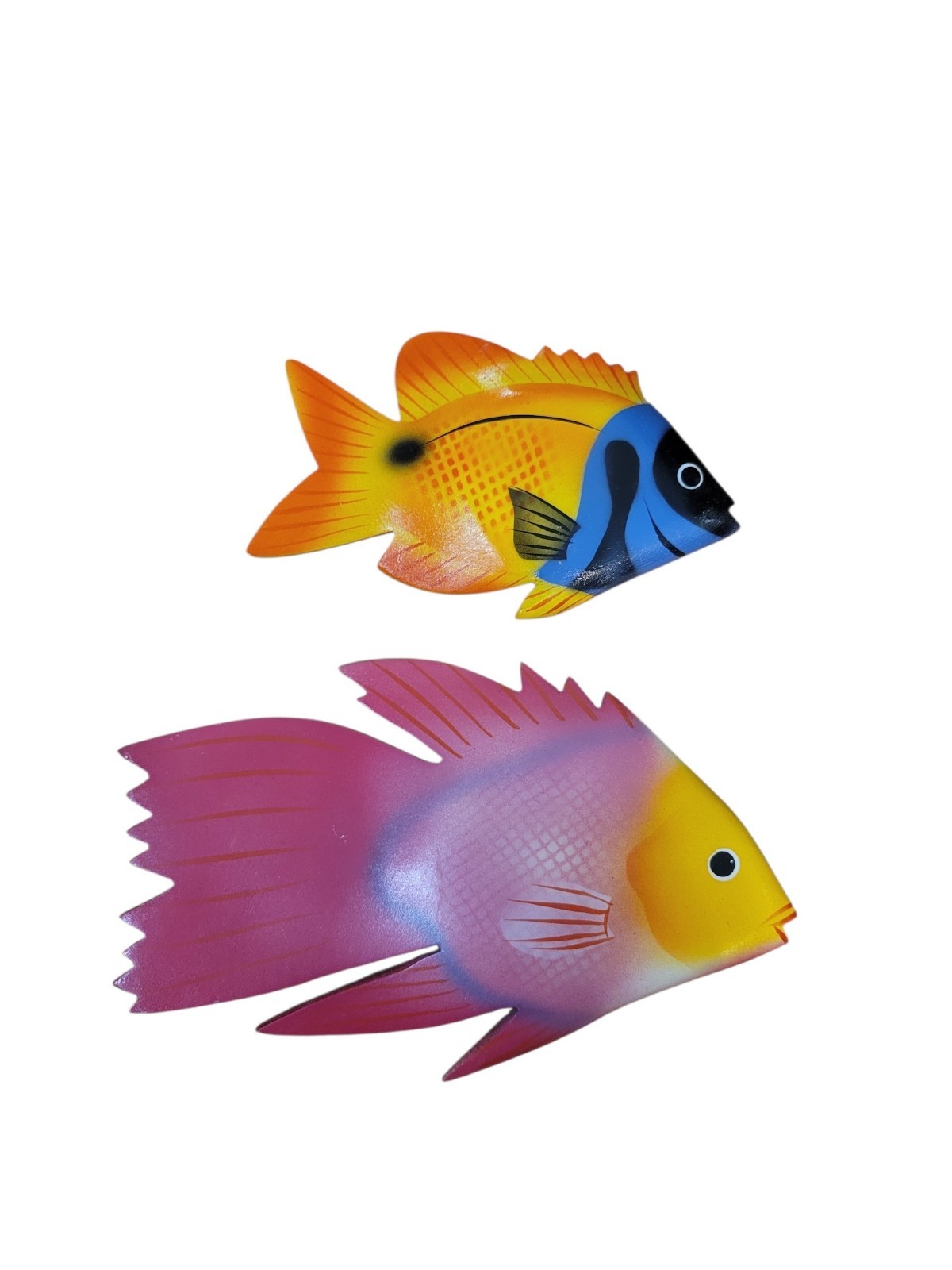 Vintage Colorful Wooden Fish