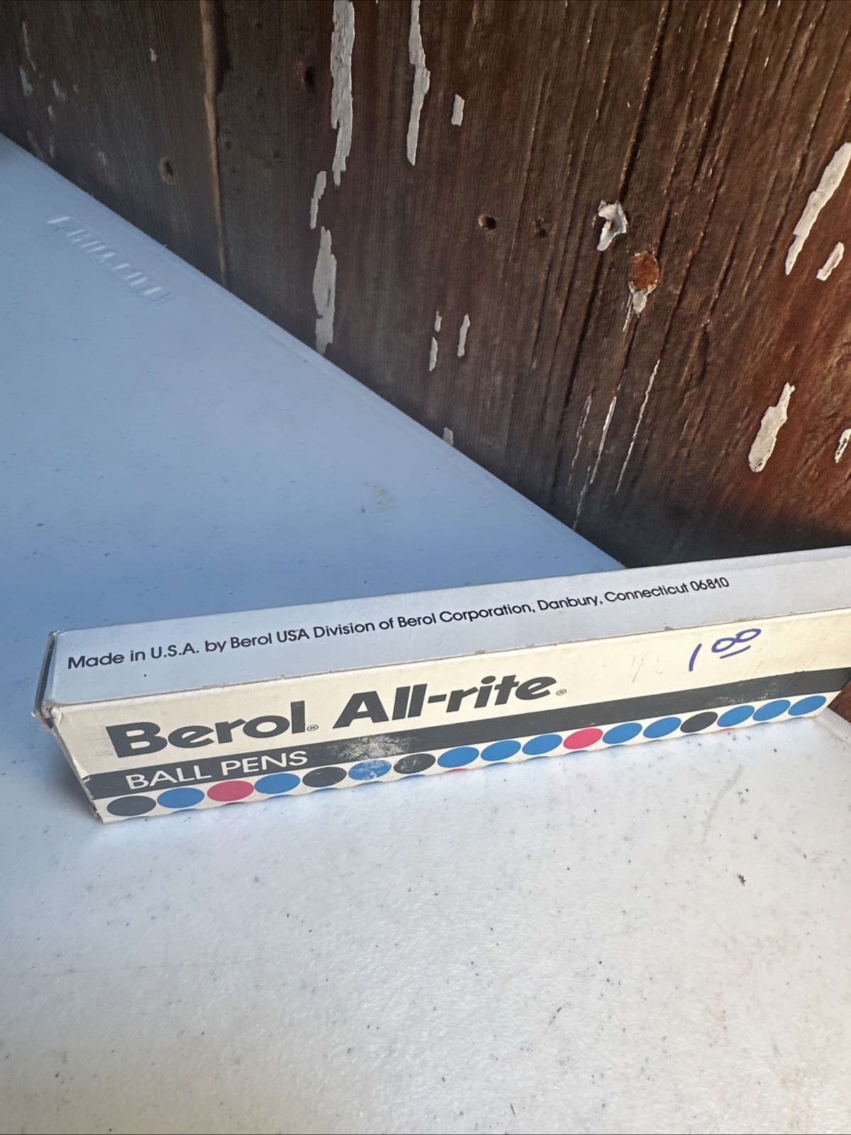 Vintage Berol All-rite Ball Pens S54E Stainless Steel Medium Point 12Pack Unused