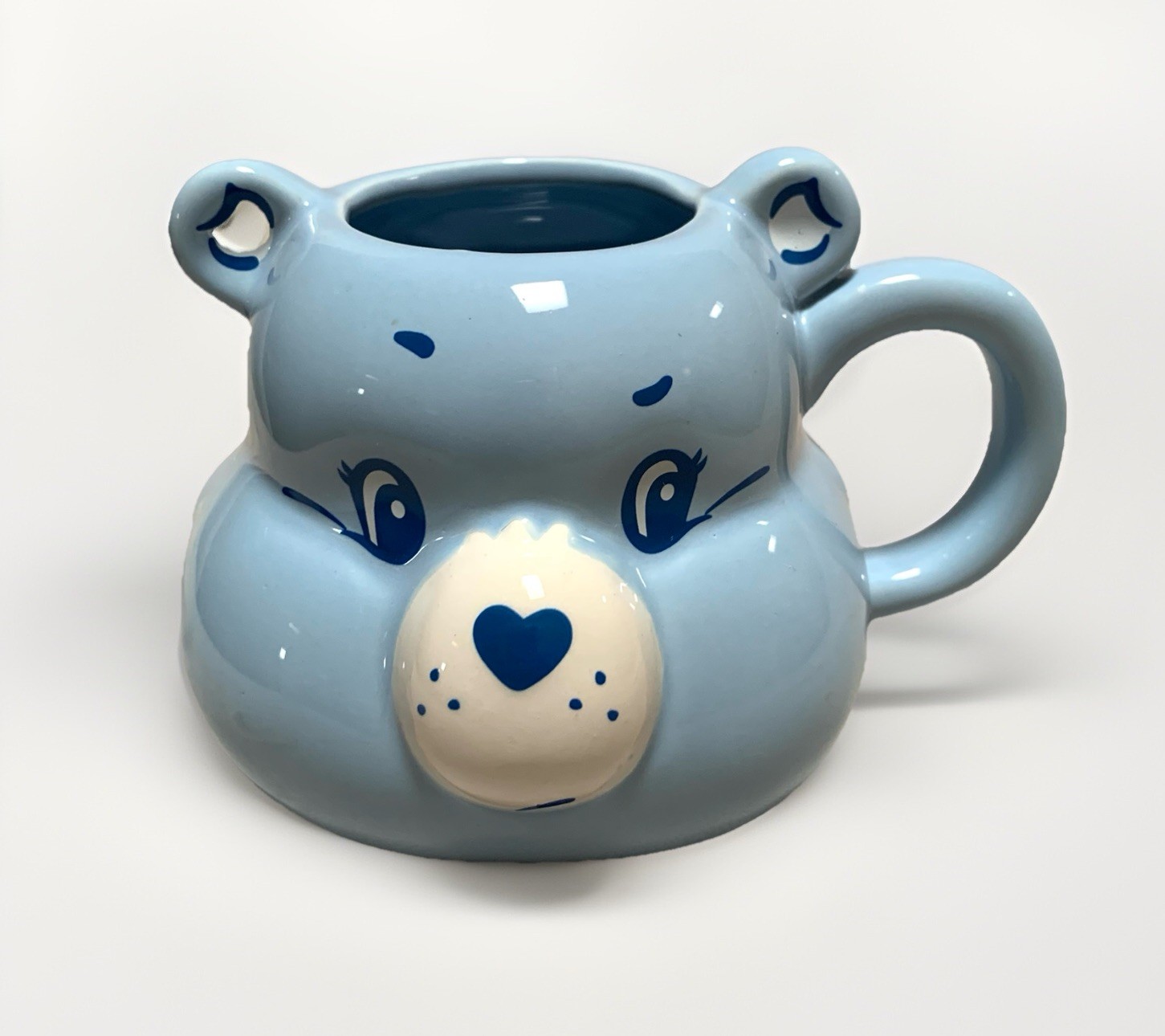 NEW Care Bears GRUMPY BEAR 3D Figural 15oz Light Blue Ceramic Mug