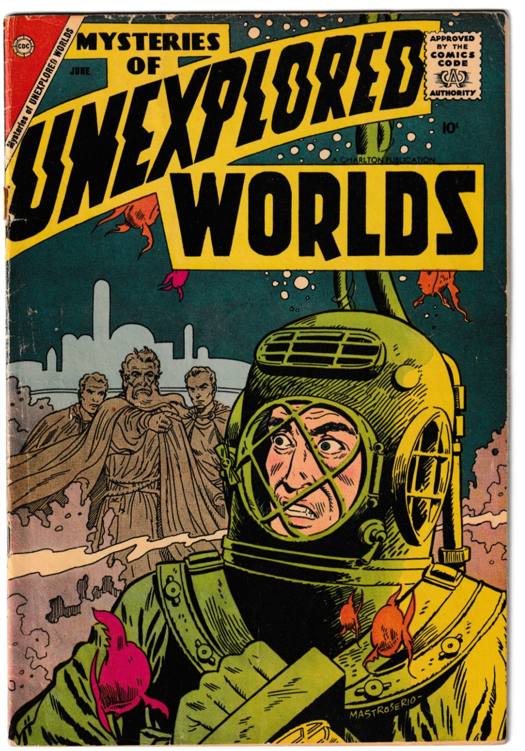 Mysteries of Unexplored Worlds #8 VG- 3.5 Silver Age Charlton 1958 Steve Ditko