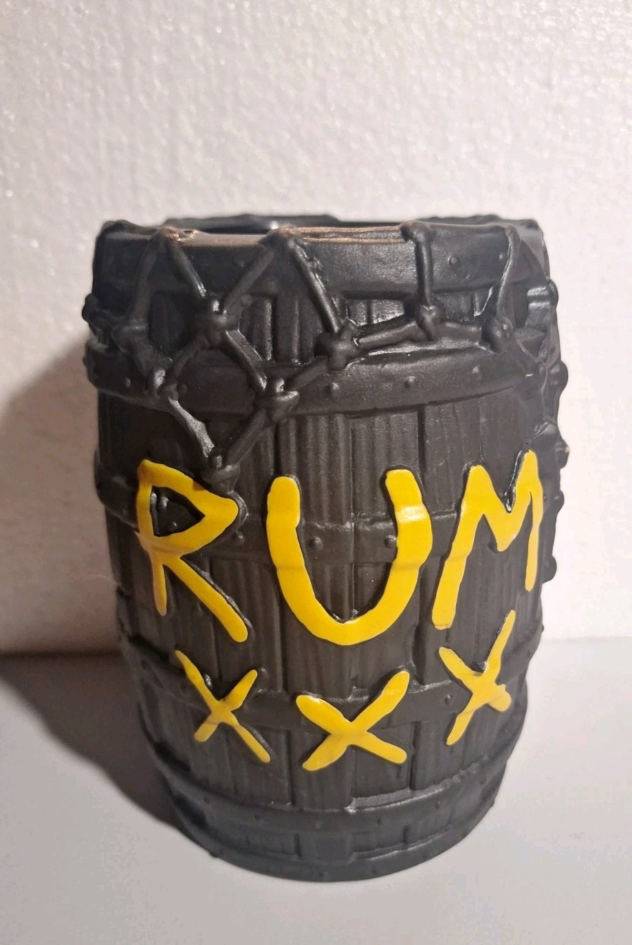Rum Alex Woody The Enchanted Black Barrel Tiki Bar Mug Strongwater Logo Rare