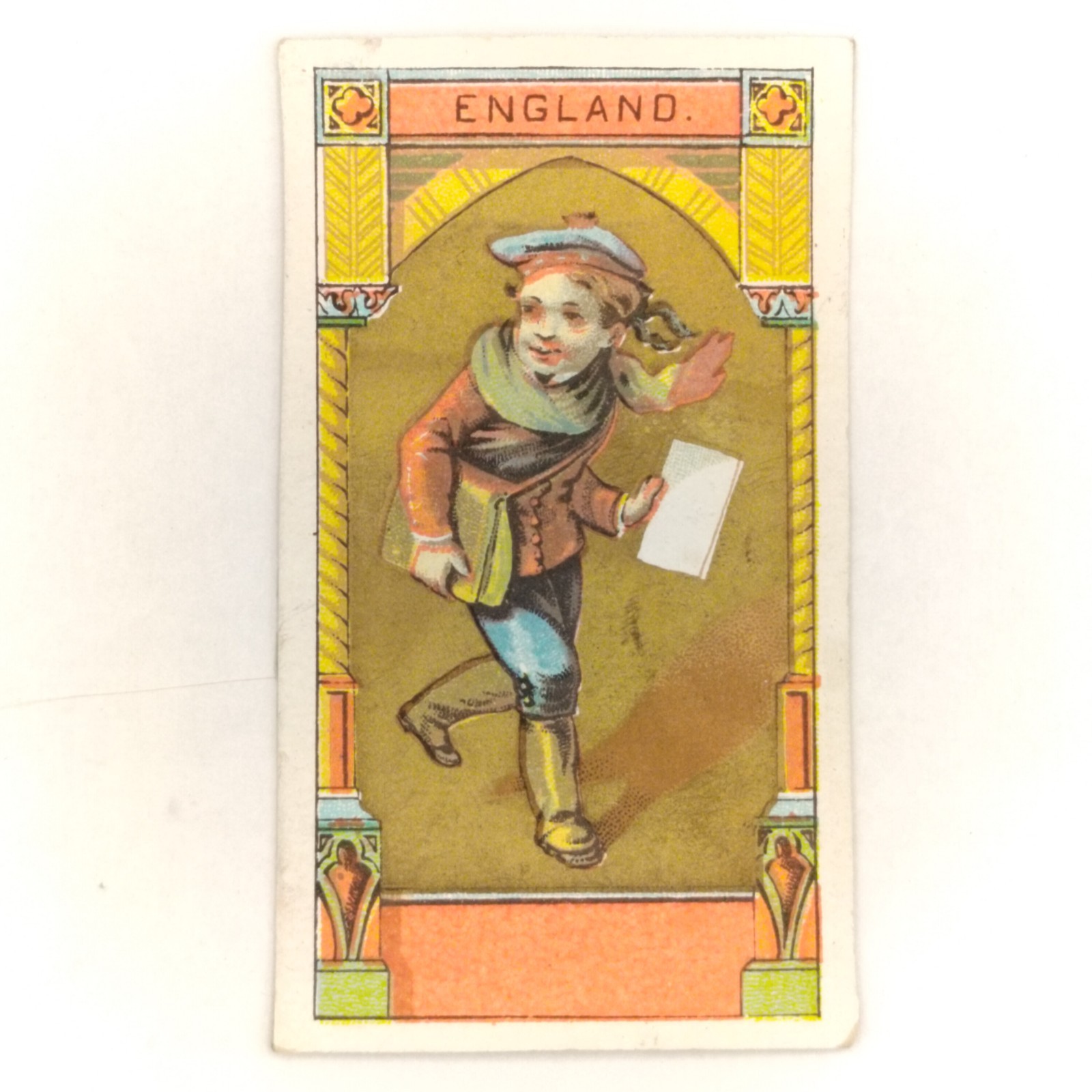 Antique Victorian Trade Card 1881 – England – 19th Century Color Litho