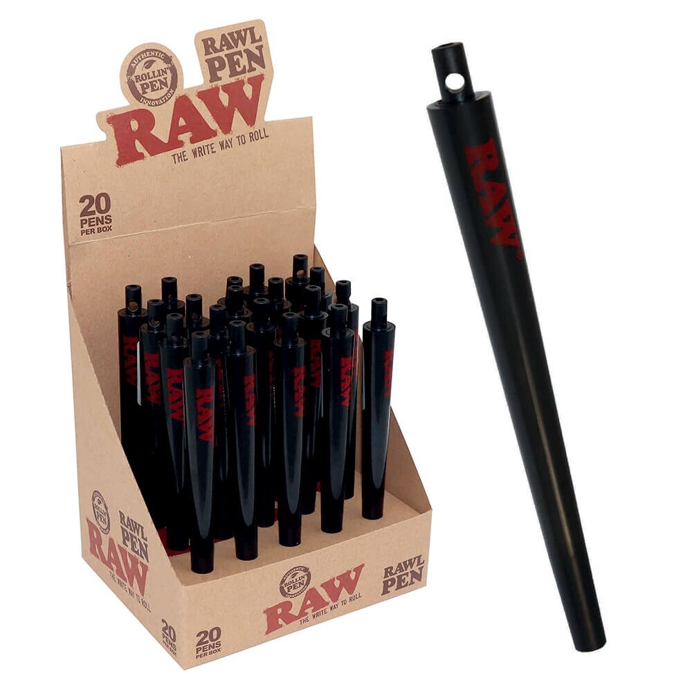 New! RAW Rolling Papers PEN Cone Roller “The Write way to Roll a Cone” RAWL PEN