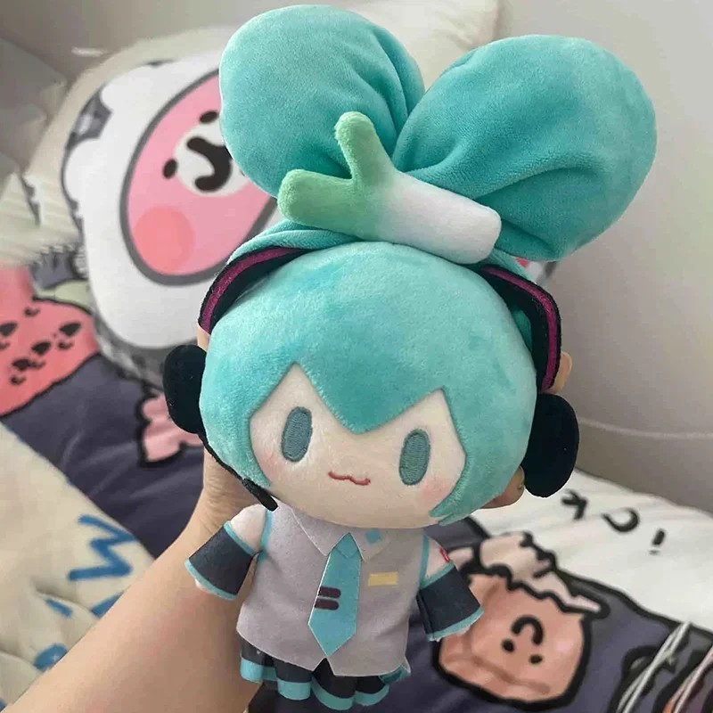 15cm Hatsune Miku Kawaii Q Version Figure Plush Doll Anime Peripheral Ornament