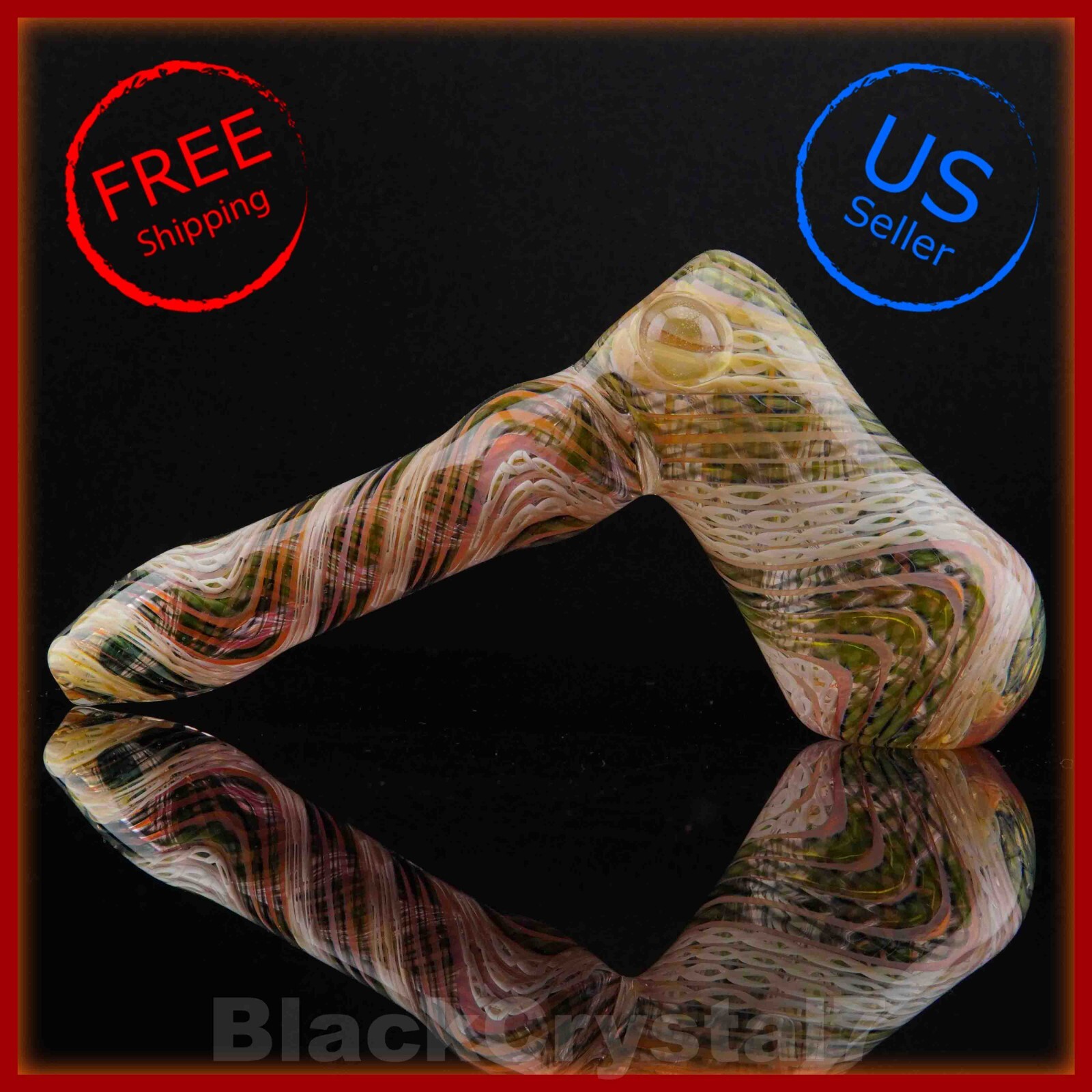 7.5 in Handmade Dancing Hammer Bubbler Sherlock Tobacco Smoking Bowl Pipes