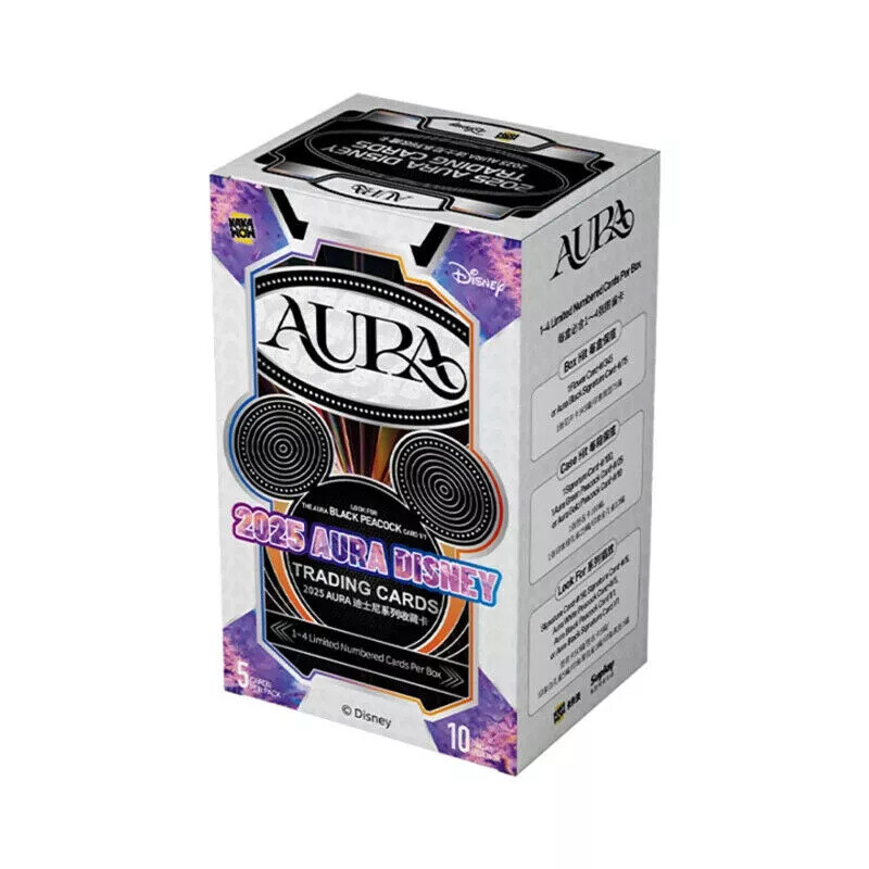 IN STOCK Kakawow x Aura Disney Black Peacock Collection Trading Card Sealed Box