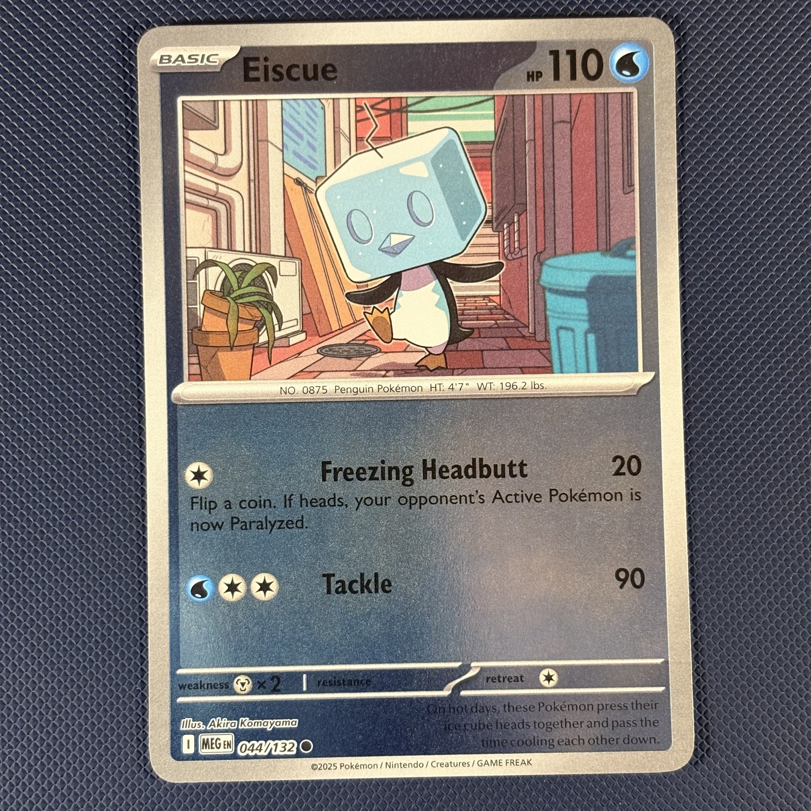 Eiscue 044/132 – Mega Evolution – Common Reverse Holo Pokemon Card – NM