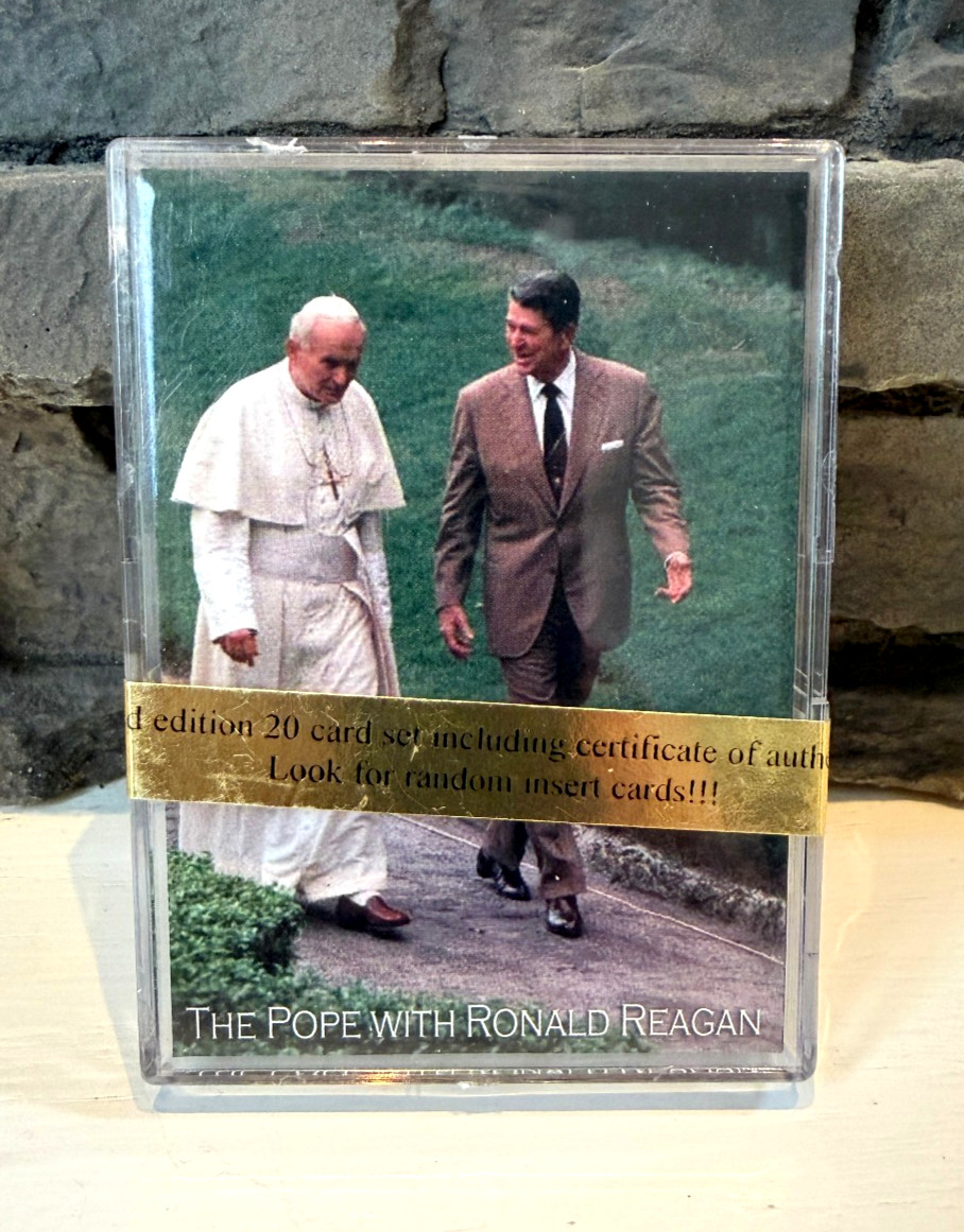 RARE Pope For The Ages Series 1 Limited Ed. Pope John Paul II Trading Card Set