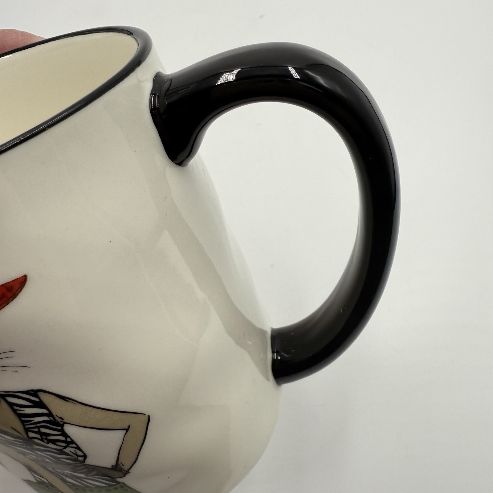 Cat Tiger Lady Signature Housewares Hipster Coffee Tea Mug Stoneware Ceramic