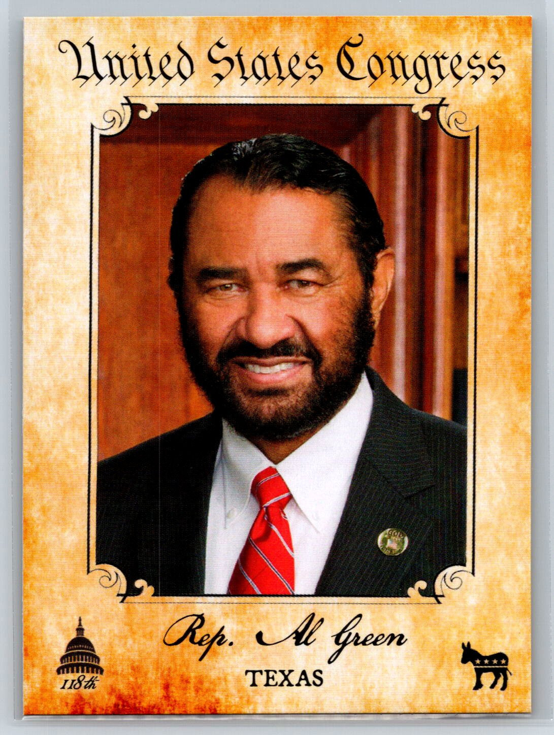2024 Fascinating Cards 118th US Congress Al Green Texas #469
