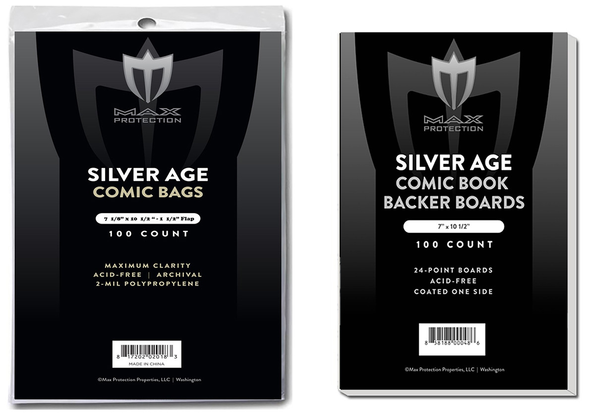 500 Silver Comic Bags and Boards – NEW – Max Industry Standard Archival