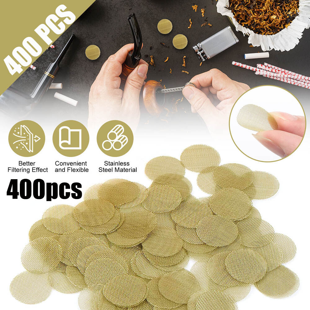 400X Brass Pipe Screens 3/4″ 19mm Heavy Duty Tobacco Smoking Metal Filter Mesh