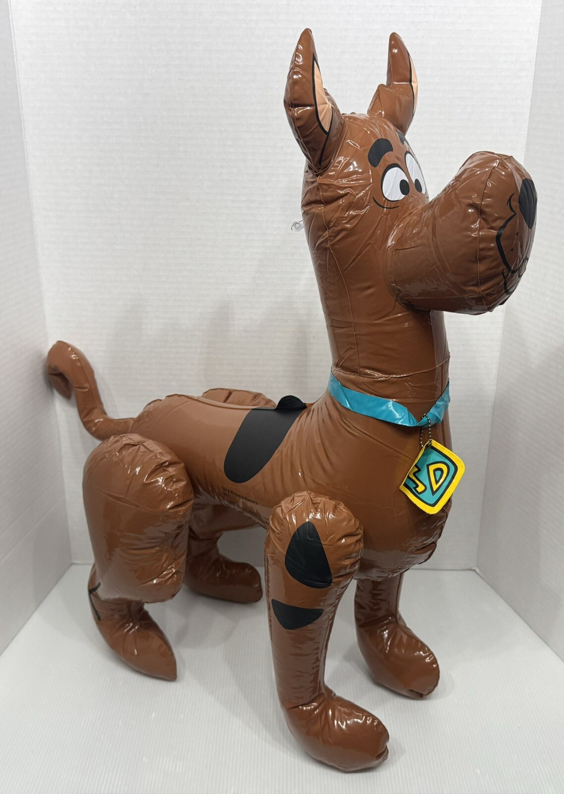 Vintage Scooby-Doo Rinco 2002 Vinyl Inflatable Blow Up Toy SQUEAKS! NEW
