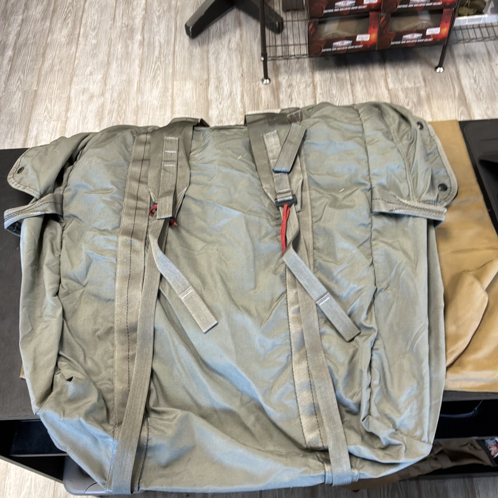 US Military Deployment Duffel Bag OD Green Large Issue Bag NSN 8460-01-625-5909