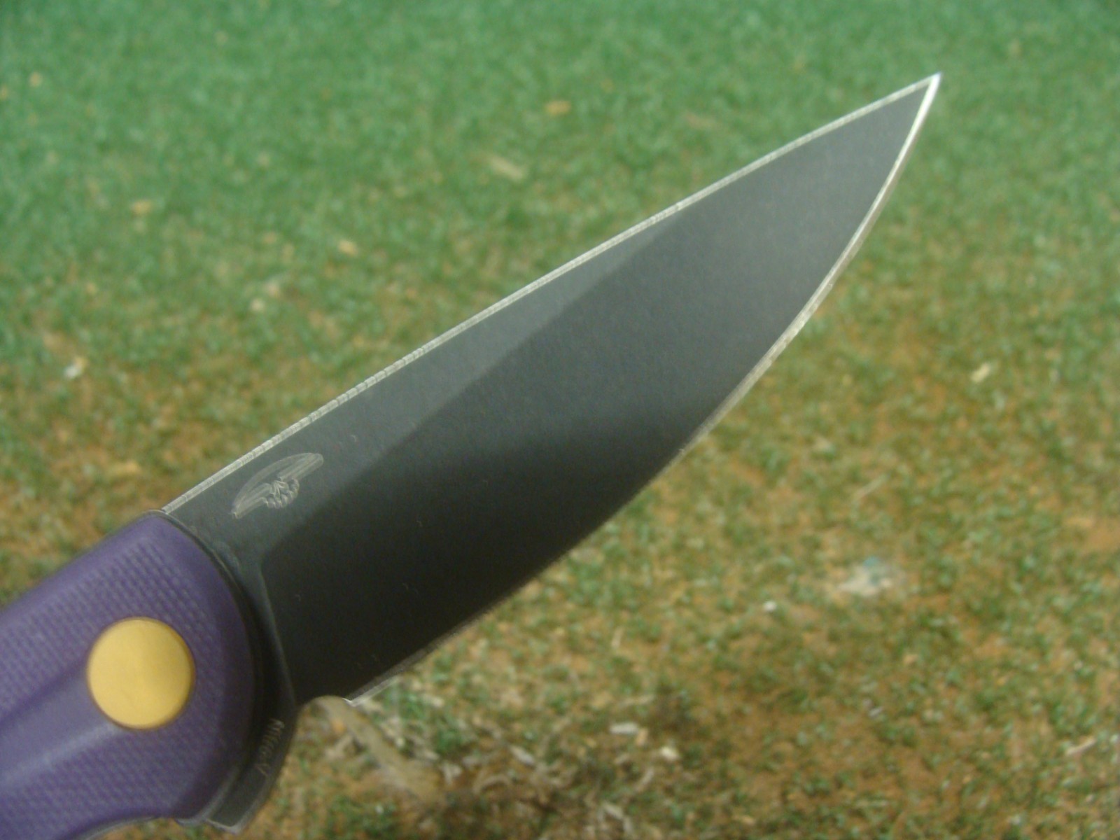 Real Steel Valore Folding Knife 3.38″ Nitro V Steel Blade Purple G10 Scales