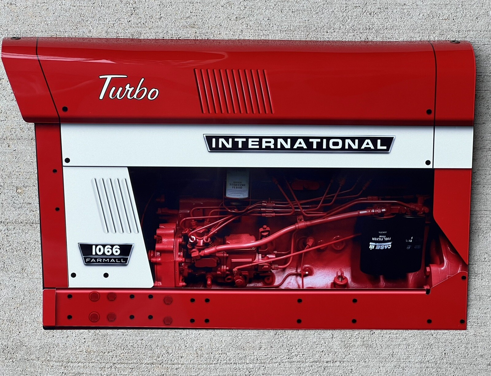 Wow!! Curved International 1066 Tractor Farm 3D Sign Advertising