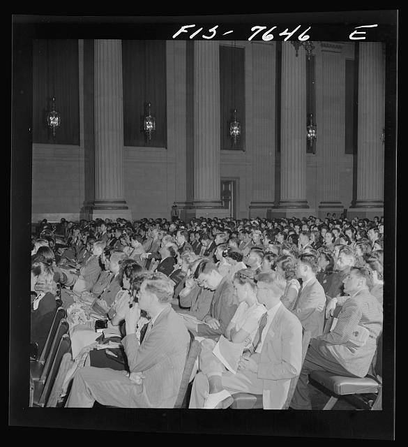Washington D.C. International Youth Assembly 1942 Audience General View