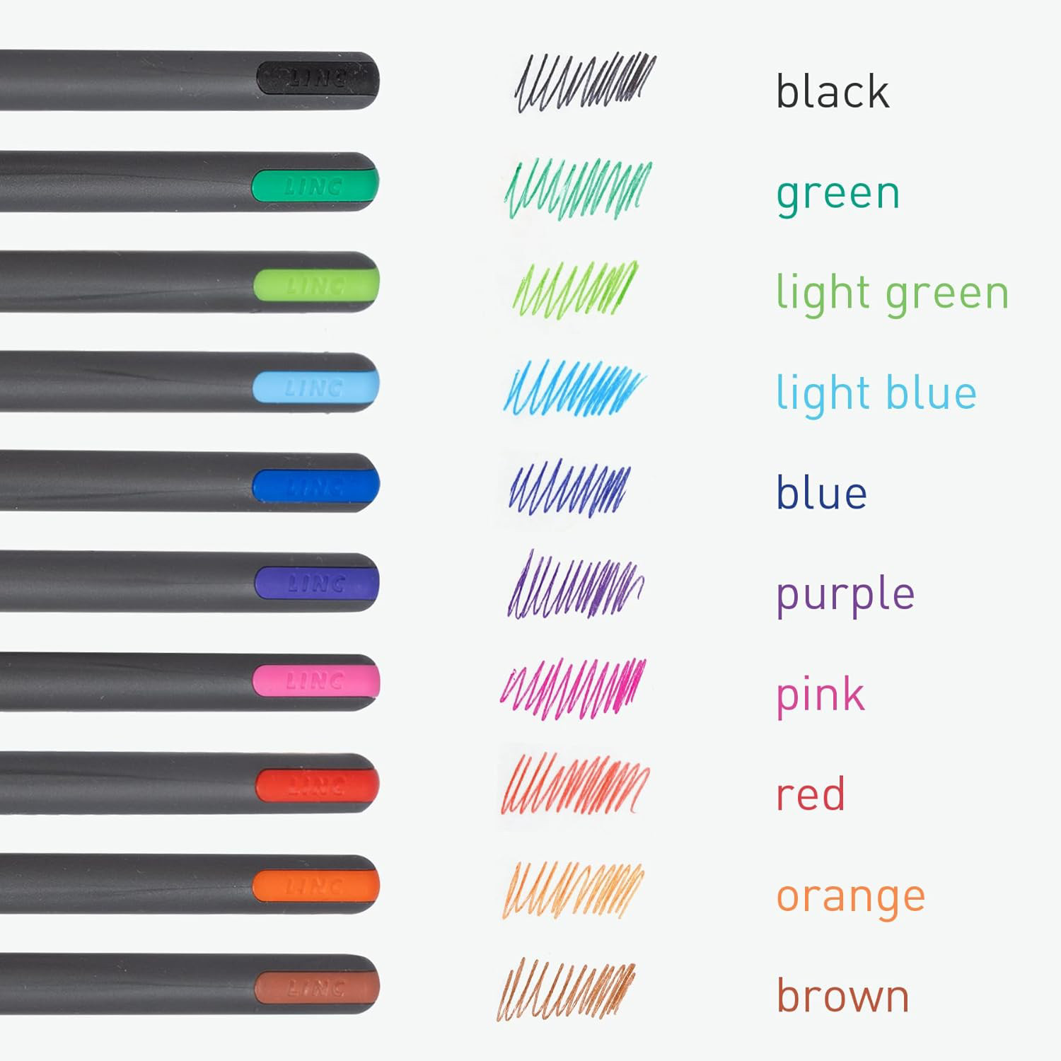 Pentonic 10-Count Ballpoint Pens 1.0mm Assorted Colors Easy Flow Ink