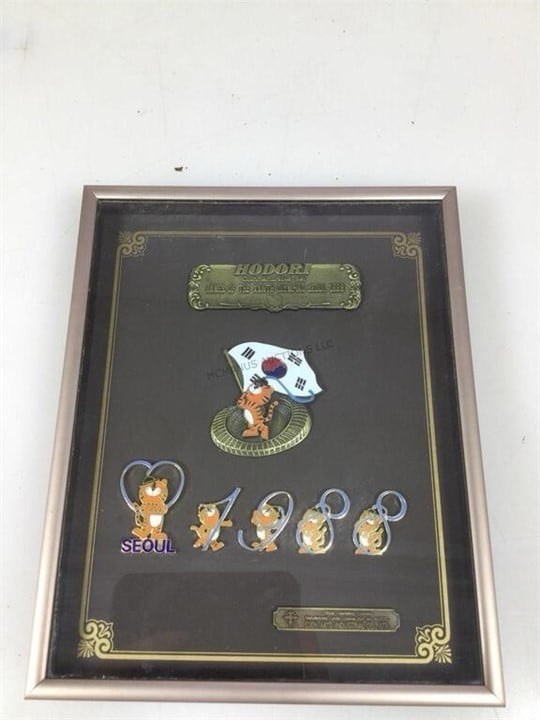 1988 Seoul Korea Olympics Games Mascot Hodori Pin Set of 6