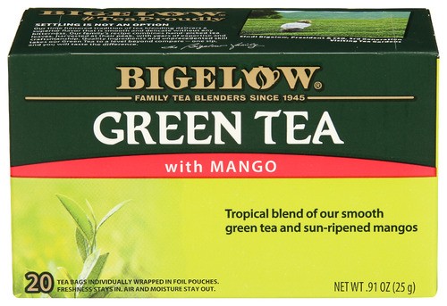 Bigelow Tea Grn Mango 20Bg 0.91 OZ Pack Of 6