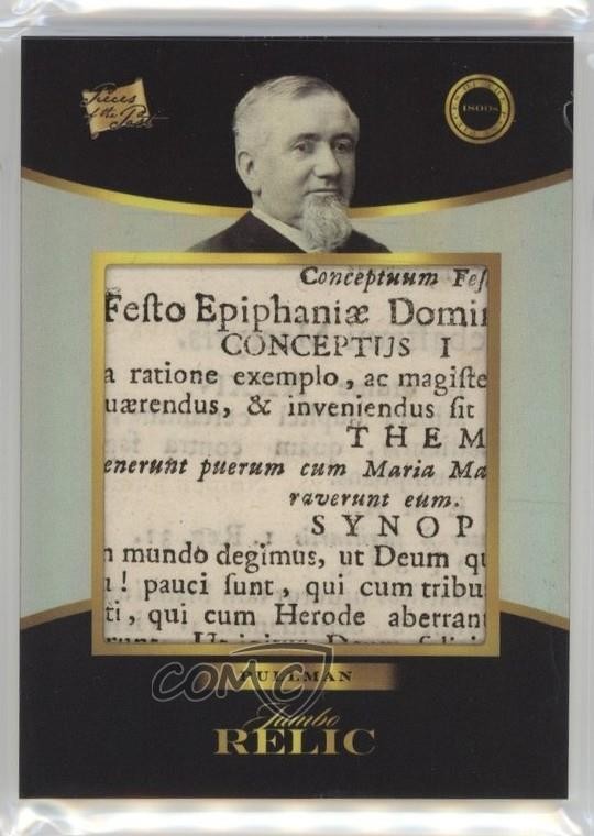 2024 The Bar Pieces of Past 1800s Edition Relics Jumbo Relic George Pullman 1rl8