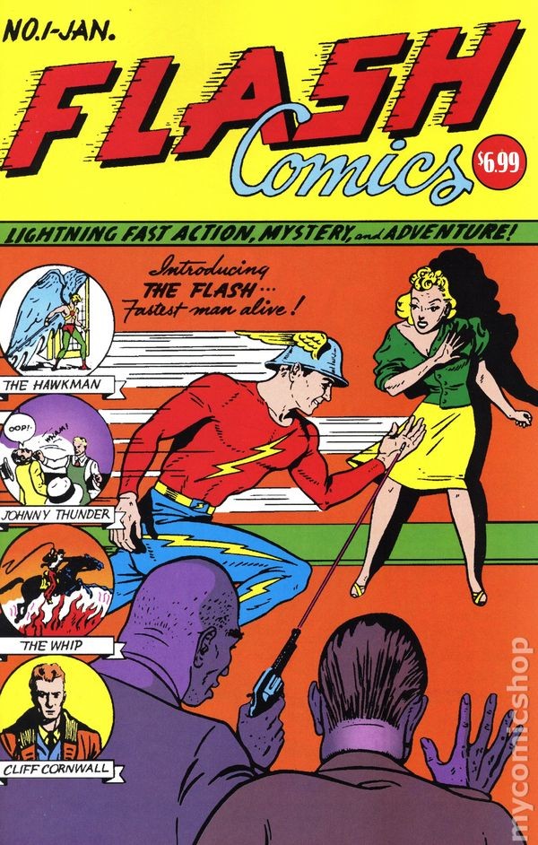 Flash Comics Facsimile Edition 1A NM 2025 Stock Image