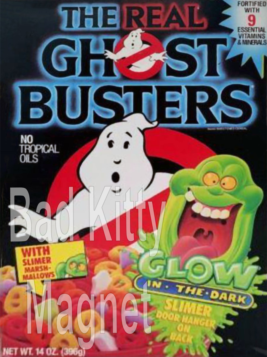Slimer Ghostbusters Vintage Cereal Box High Quality Metal Fridge Magnet 3×4 7559