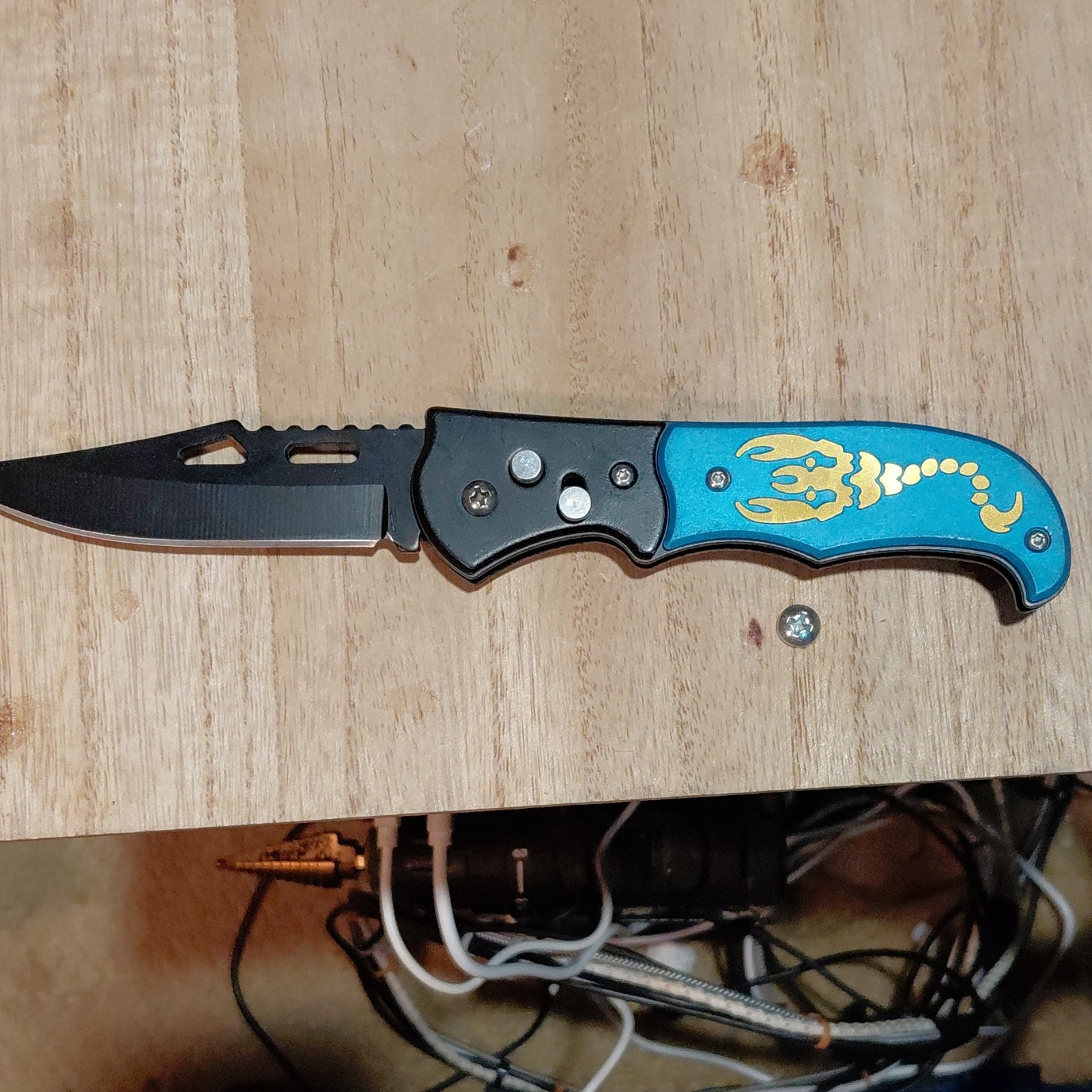 Scorpion Folding Pocketknife Under 2.75in Drop Point Plain Edge Liner Lock