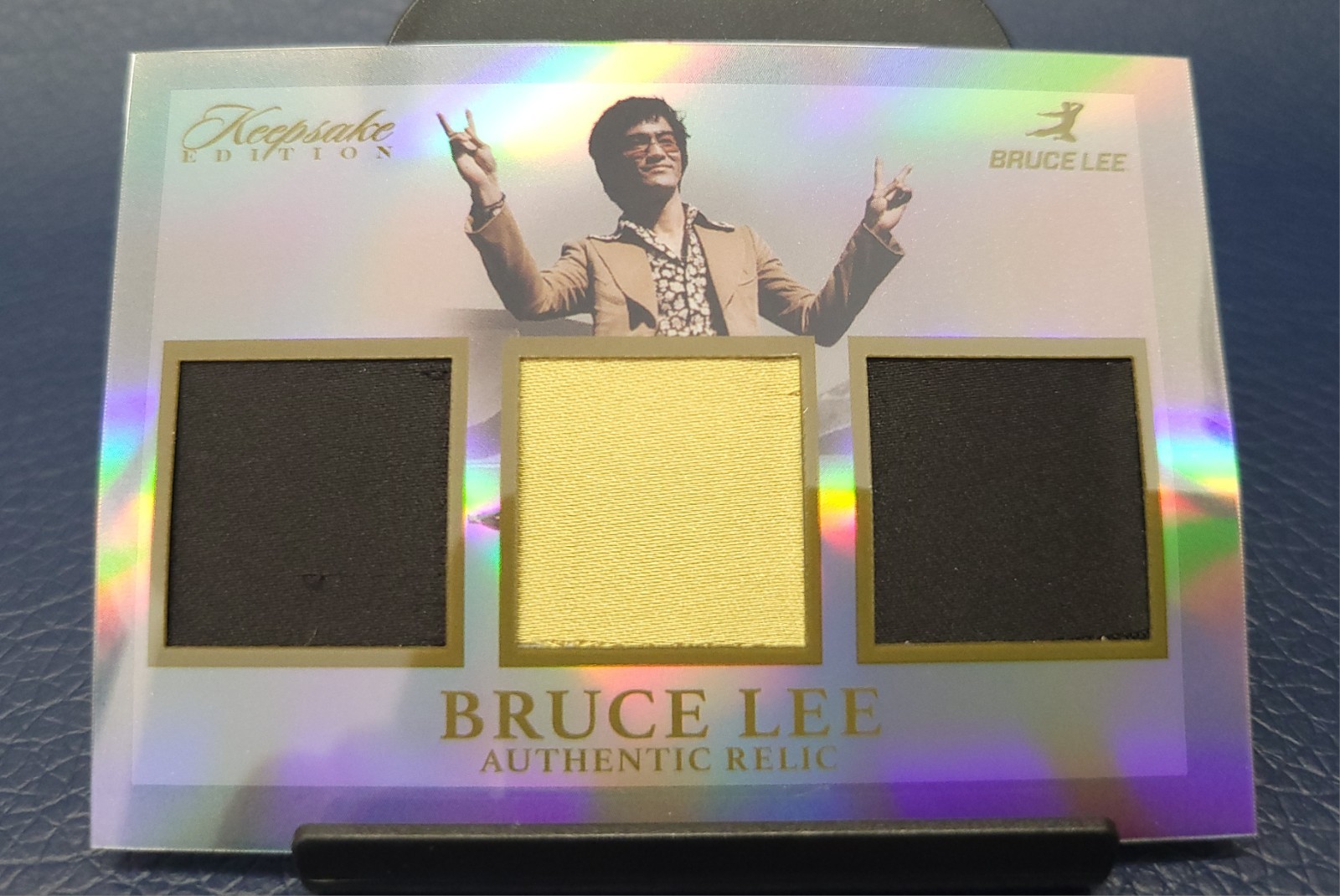 •55pt• BRUCE LEE Keepsake Kaleidoscope Edition #241 *TRIPLE RELIC