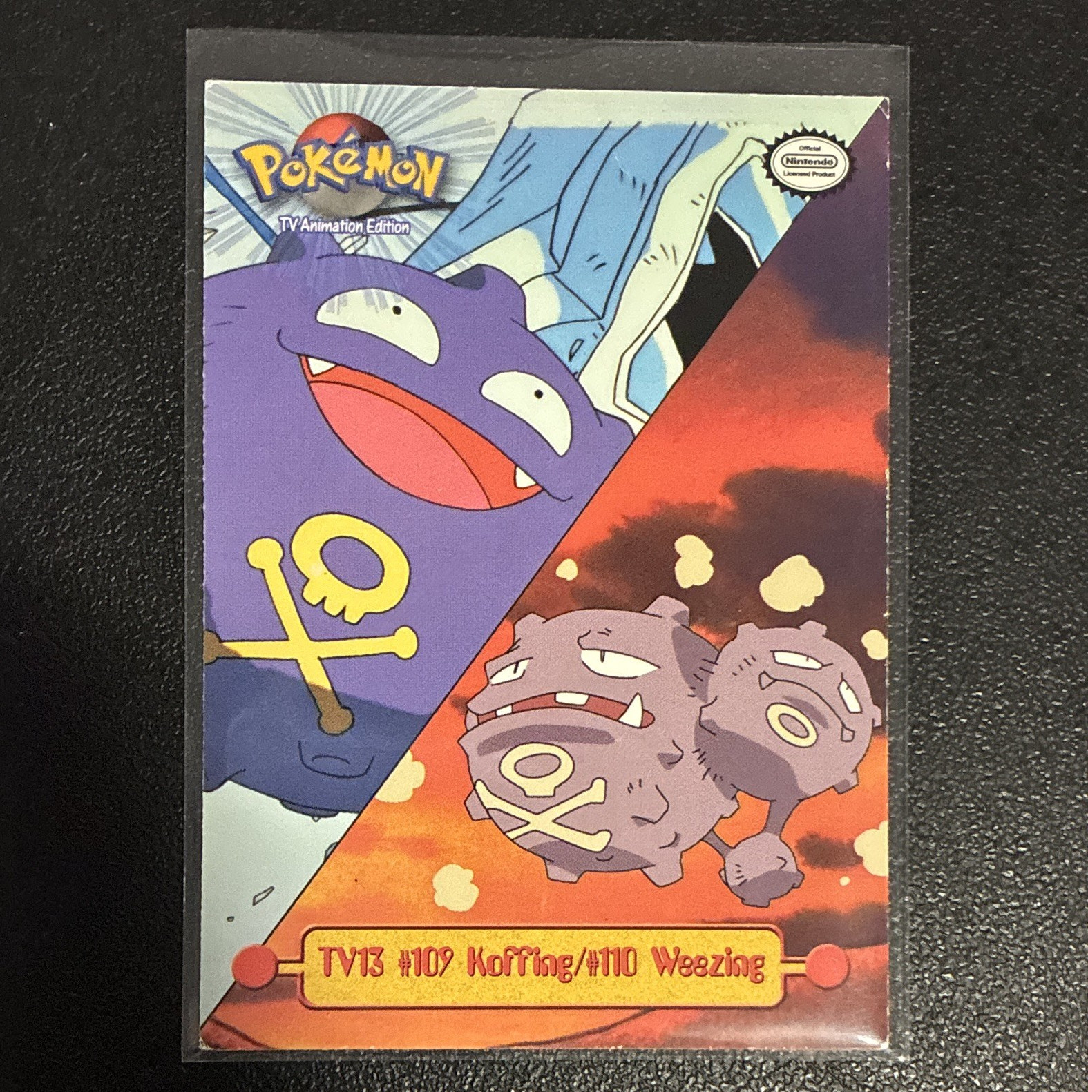 Topps Pokémon TV Animation Edition 1999 English TV13 #109/#110 Koffing/Weezing
