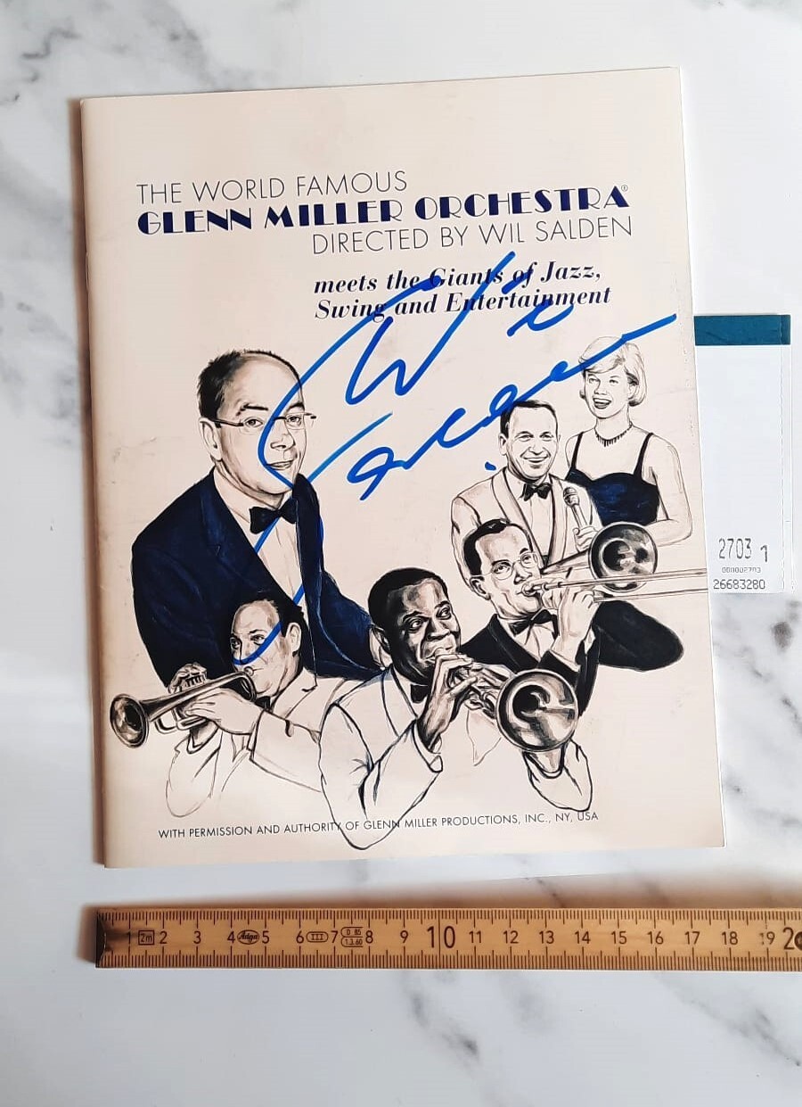 Original Hand Signed Autograph – Wil Salden by Glenn Miller Orchestra