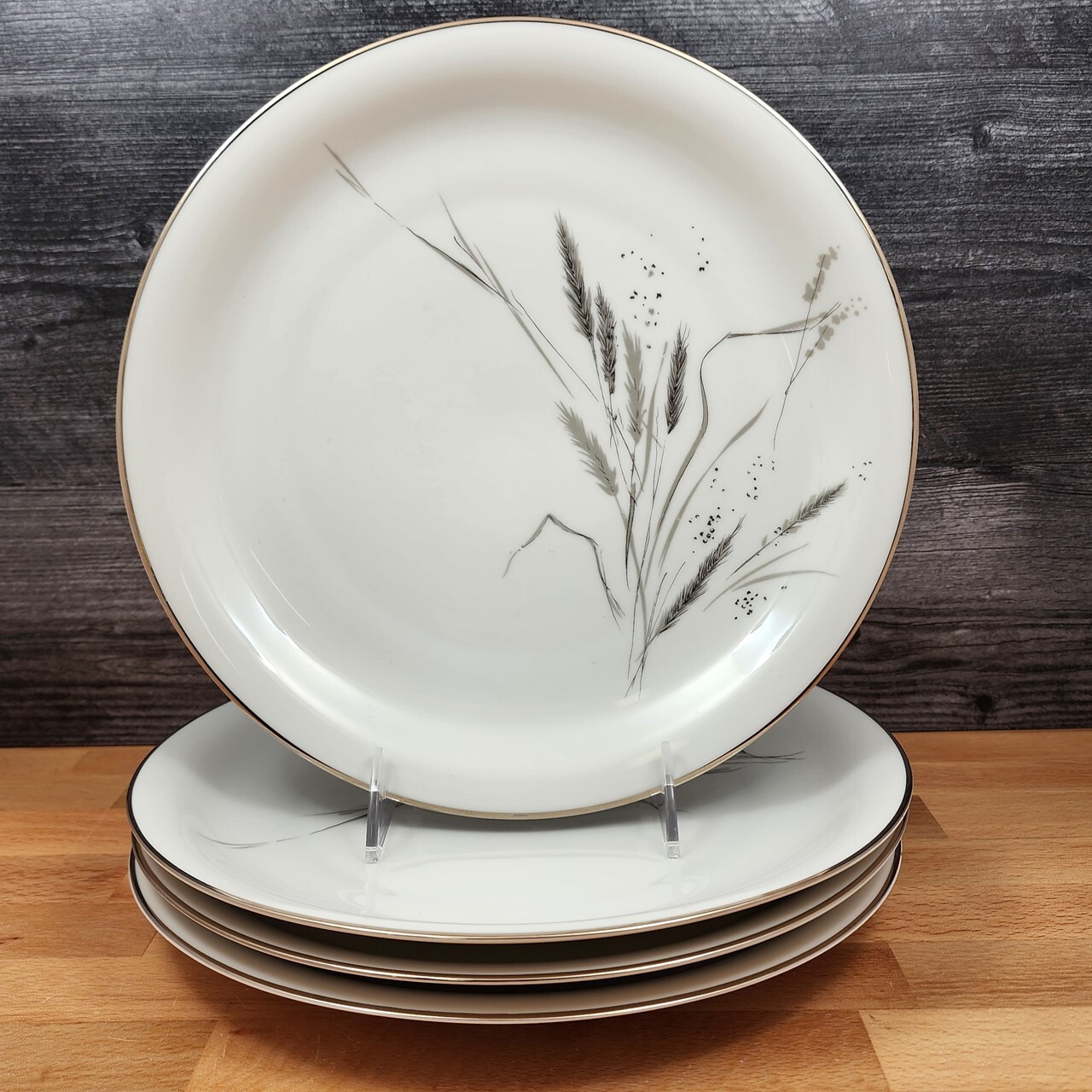 Ceres Easterling 4 Set Dinner Plate Wheat Pattern 10 3/8” 26cm Bavaria German