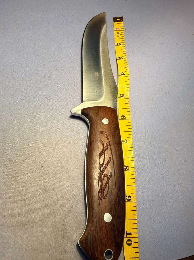 Beretta Francesco Pachì Designed Fixed Blade Knife – 440C Steel Leather Sheath