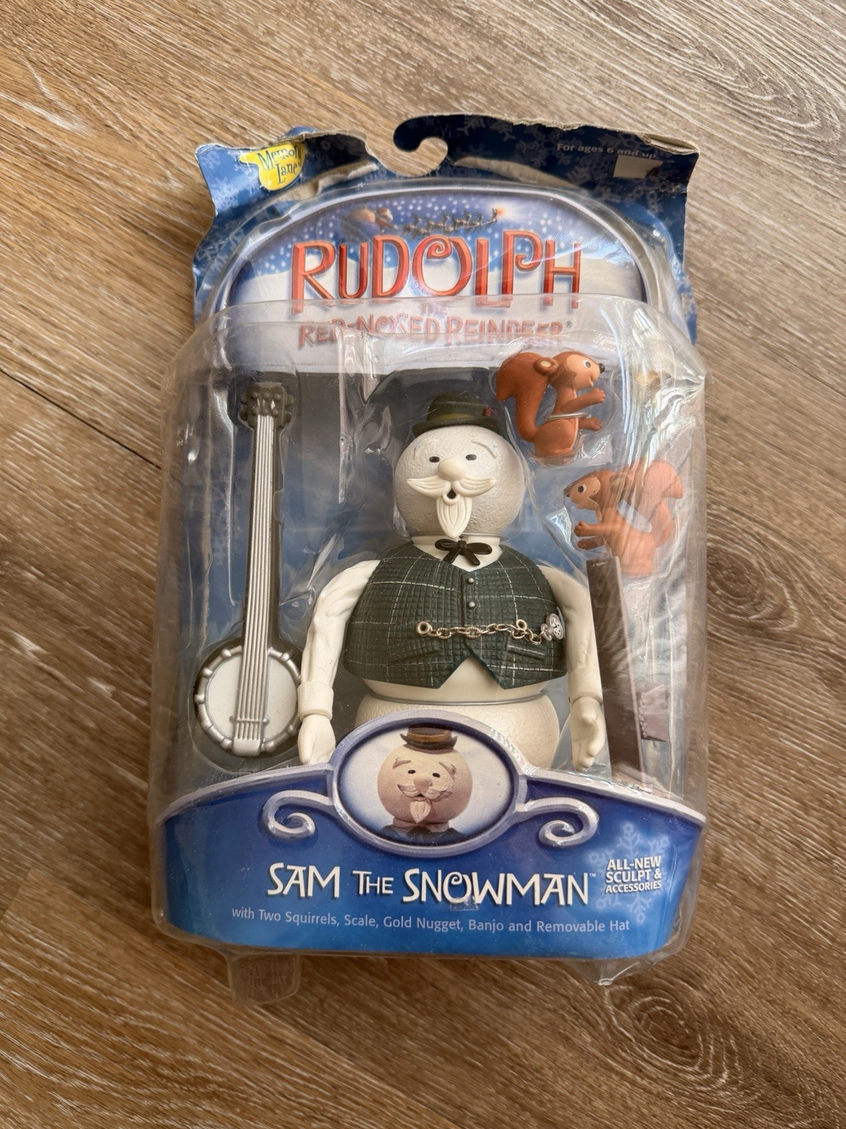 Memory Lane Rudolph The Red Nosed Reindeer Sam The Snowman Figure NIB #7070