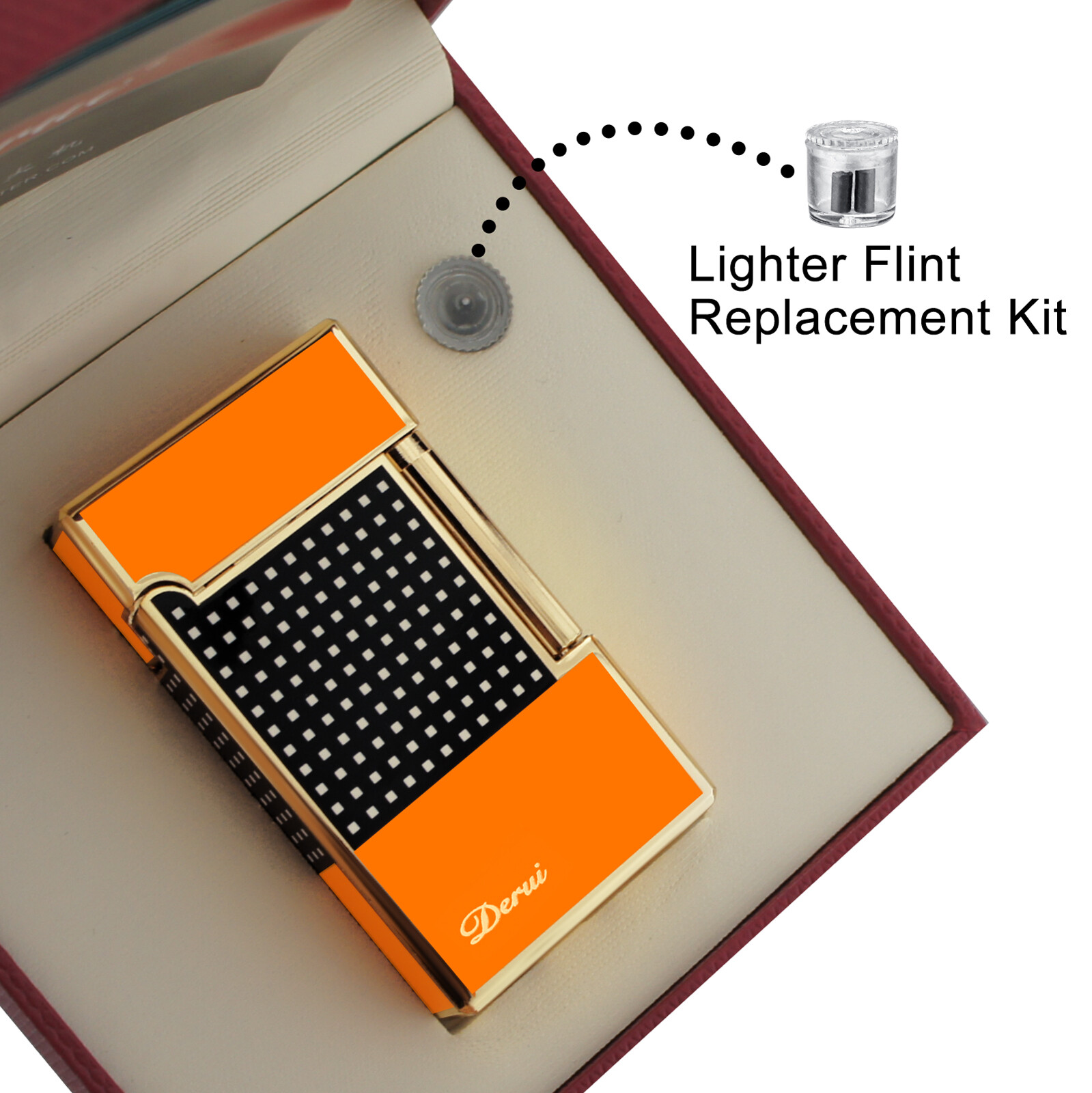 Cigars Torch Lighter Jet Flame Butane Cigar Lighter with Cigar Punch & gift box
