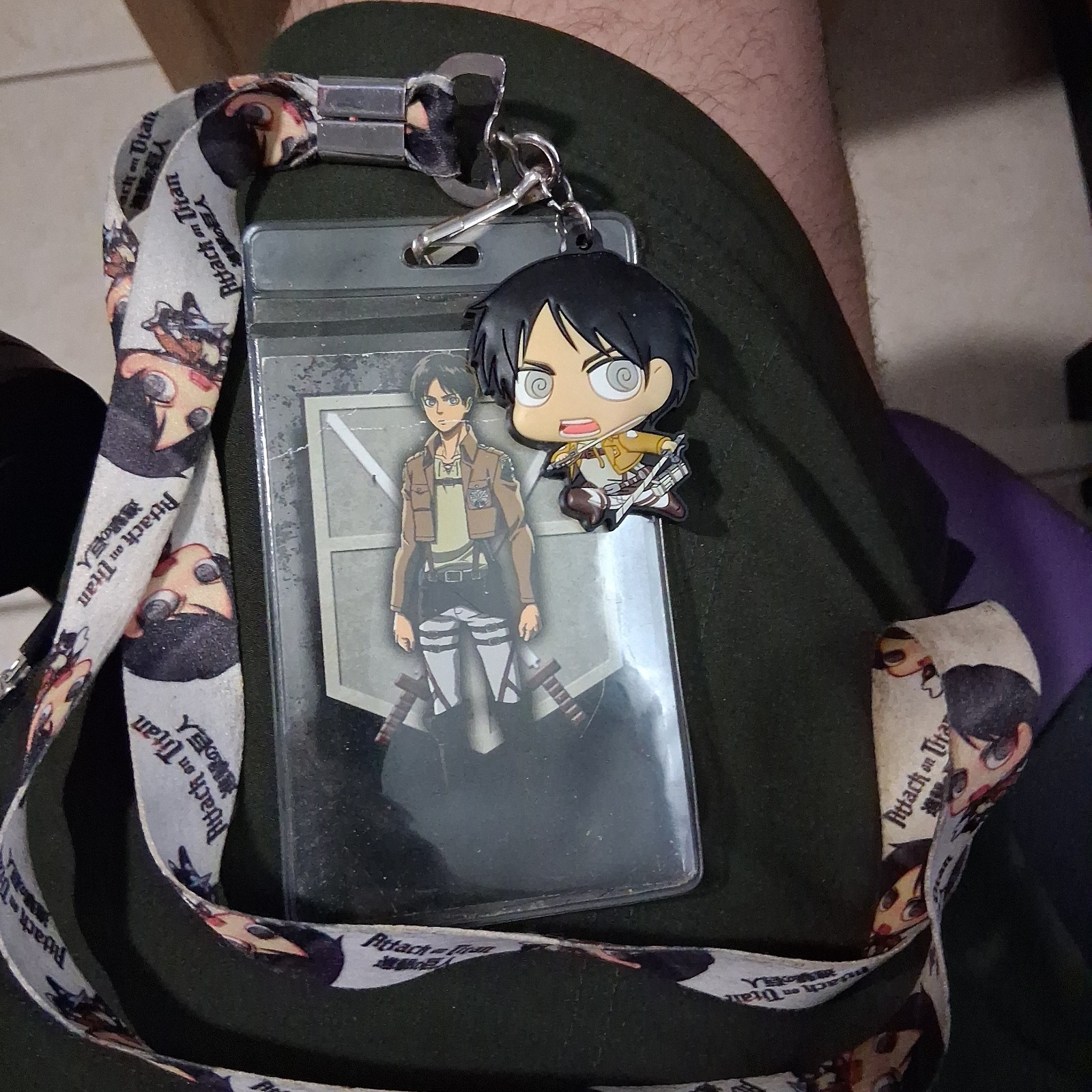 Attack on Titan: Chibi Eren Yeager Lanyard by Great Eastern Entertainment