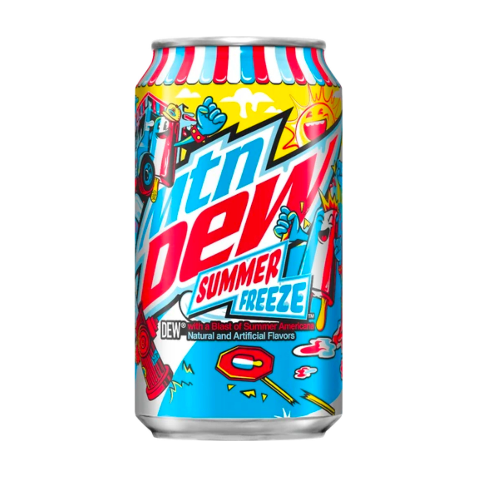Mtn 🏔Dew Summer 🌬Freeze Evokes Nostalgic ice cream Truck flavors 12.0oz Can