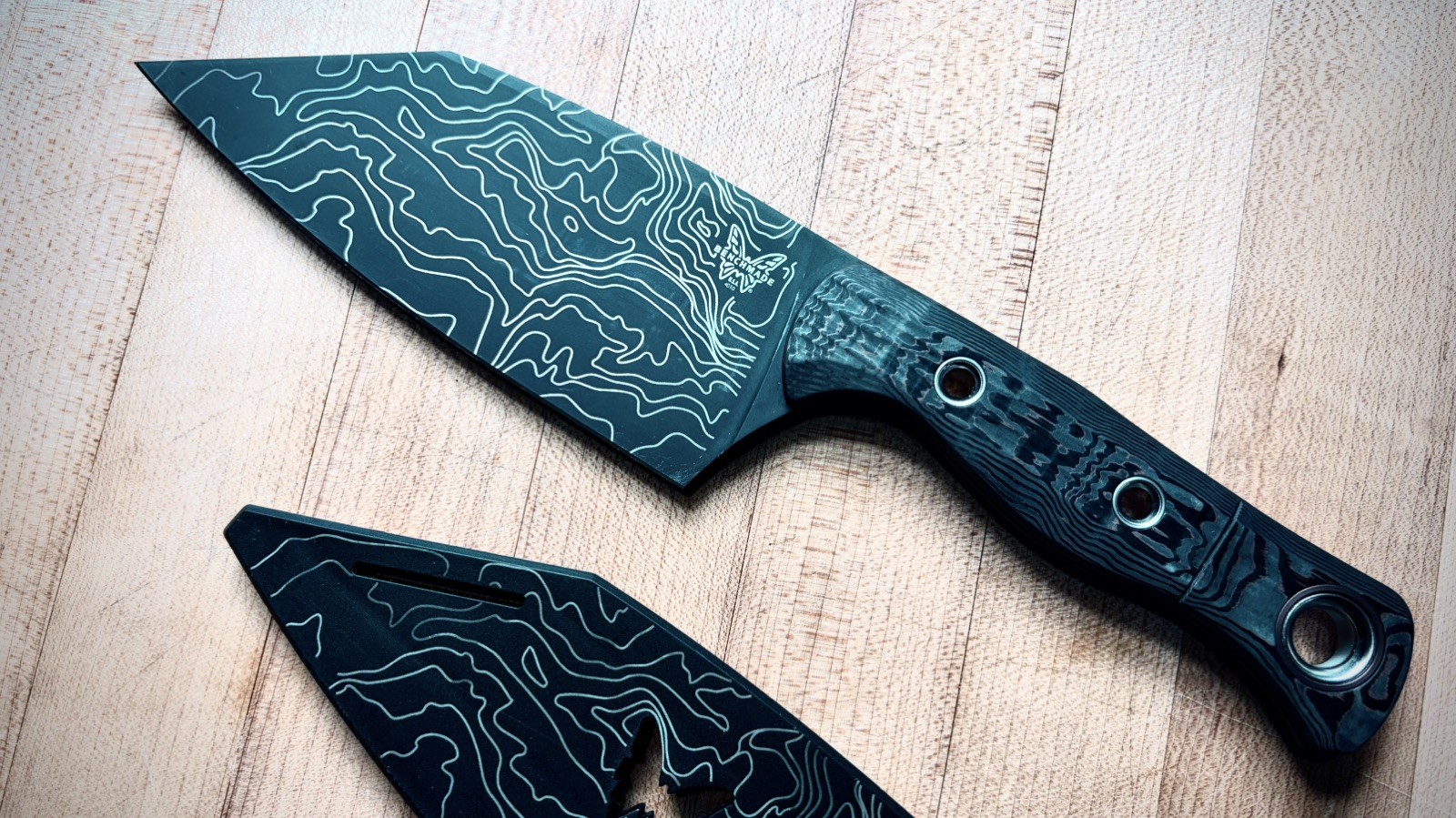 RARE 🔪 Benchmade Station Knife 4010bk-2303 Copper Topo Limited #28