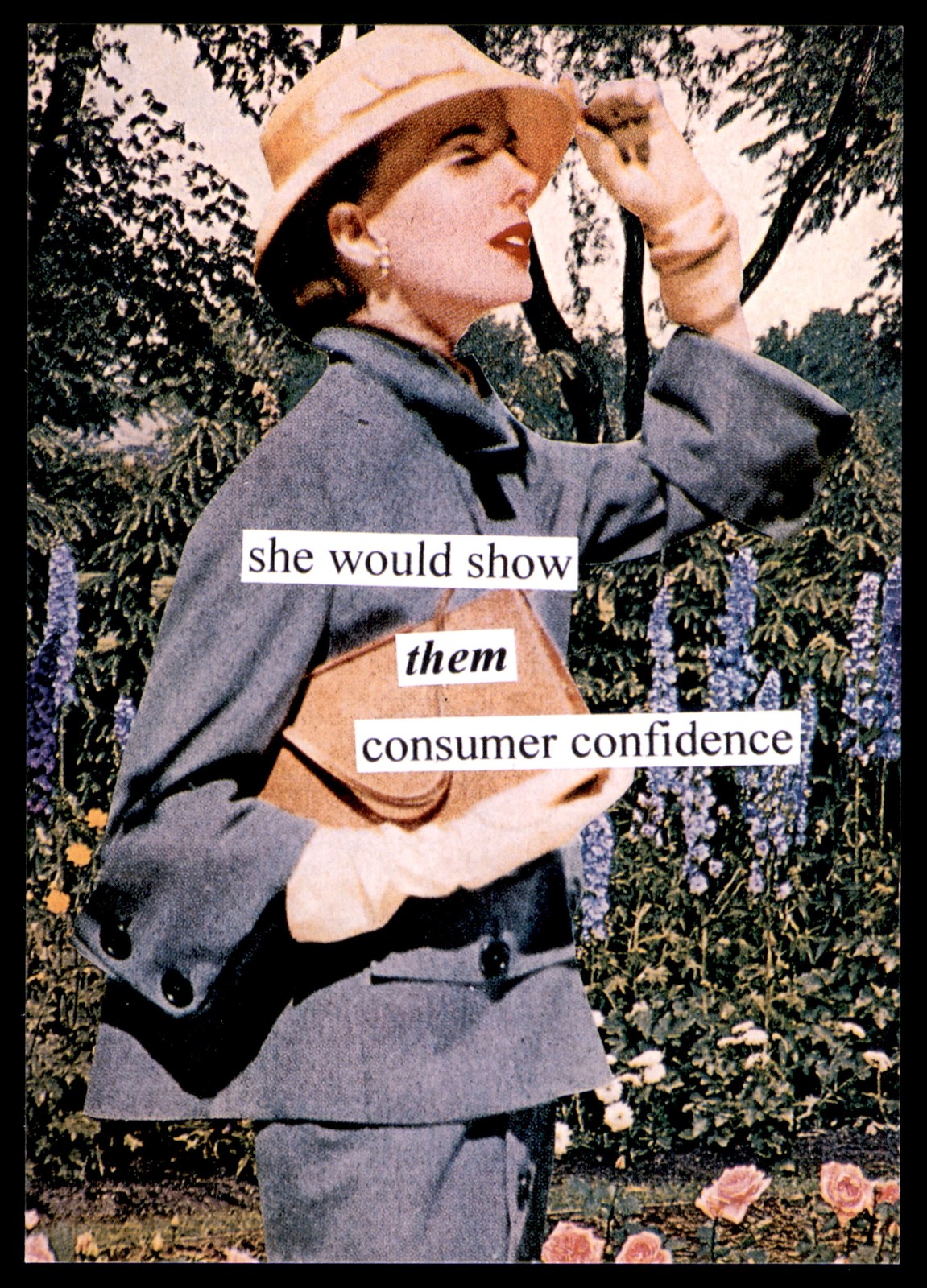 Postcard Consumer Confidence, Anne Taintor