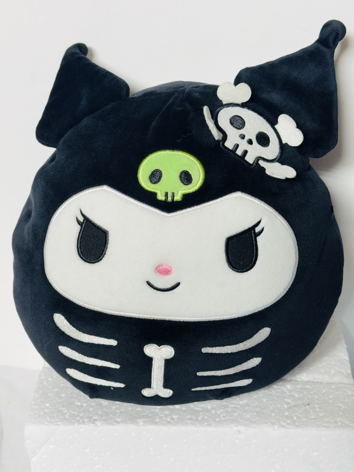 Squishmallows Hello Kitty Halloween Kuromi Skeleton Sanrio 10” EUC